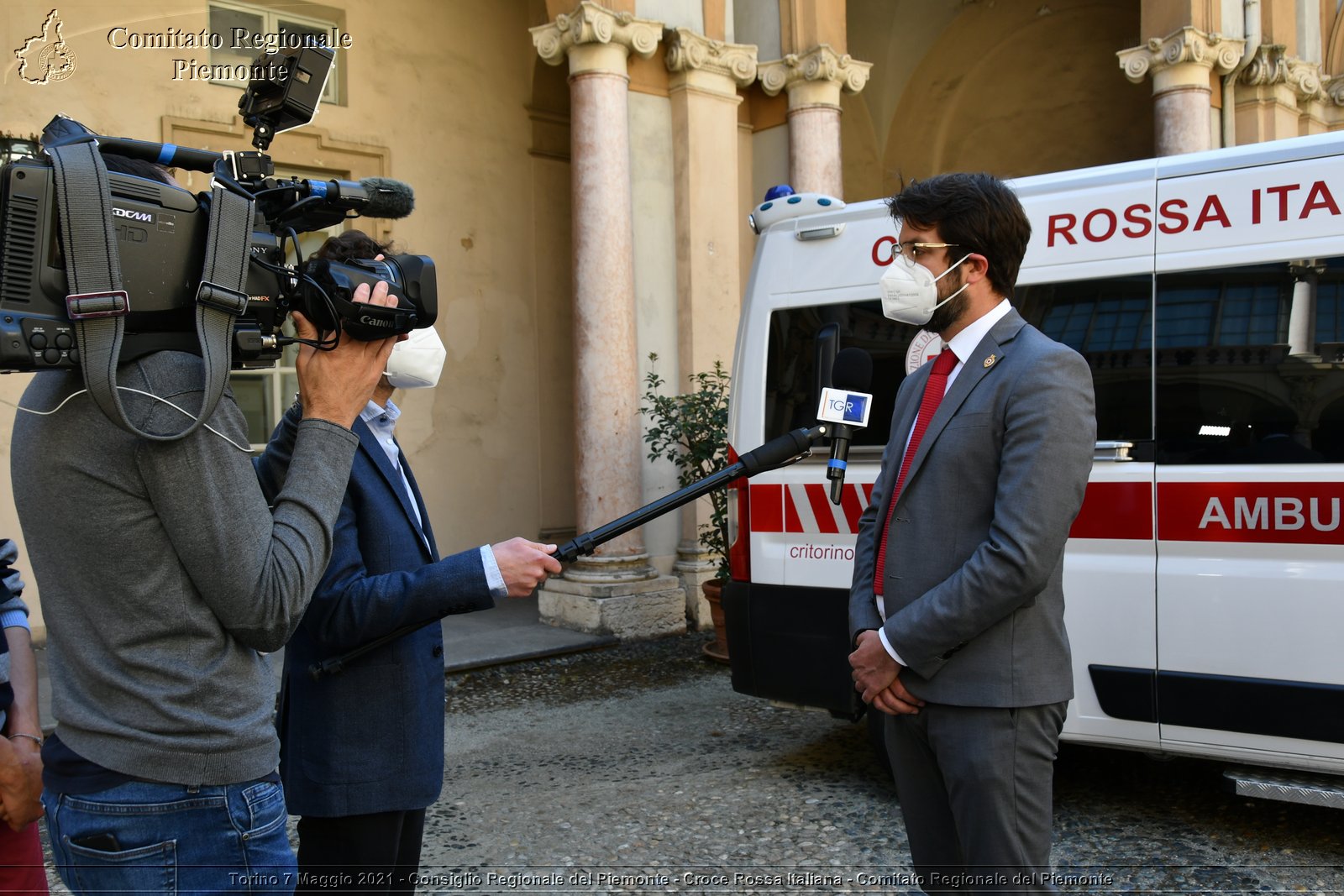 Torino 7 Maggio 2021 - Consiglio Regionale del Piemonte - Croce Rossa Italiana - Comitato Regionale del Piemonte