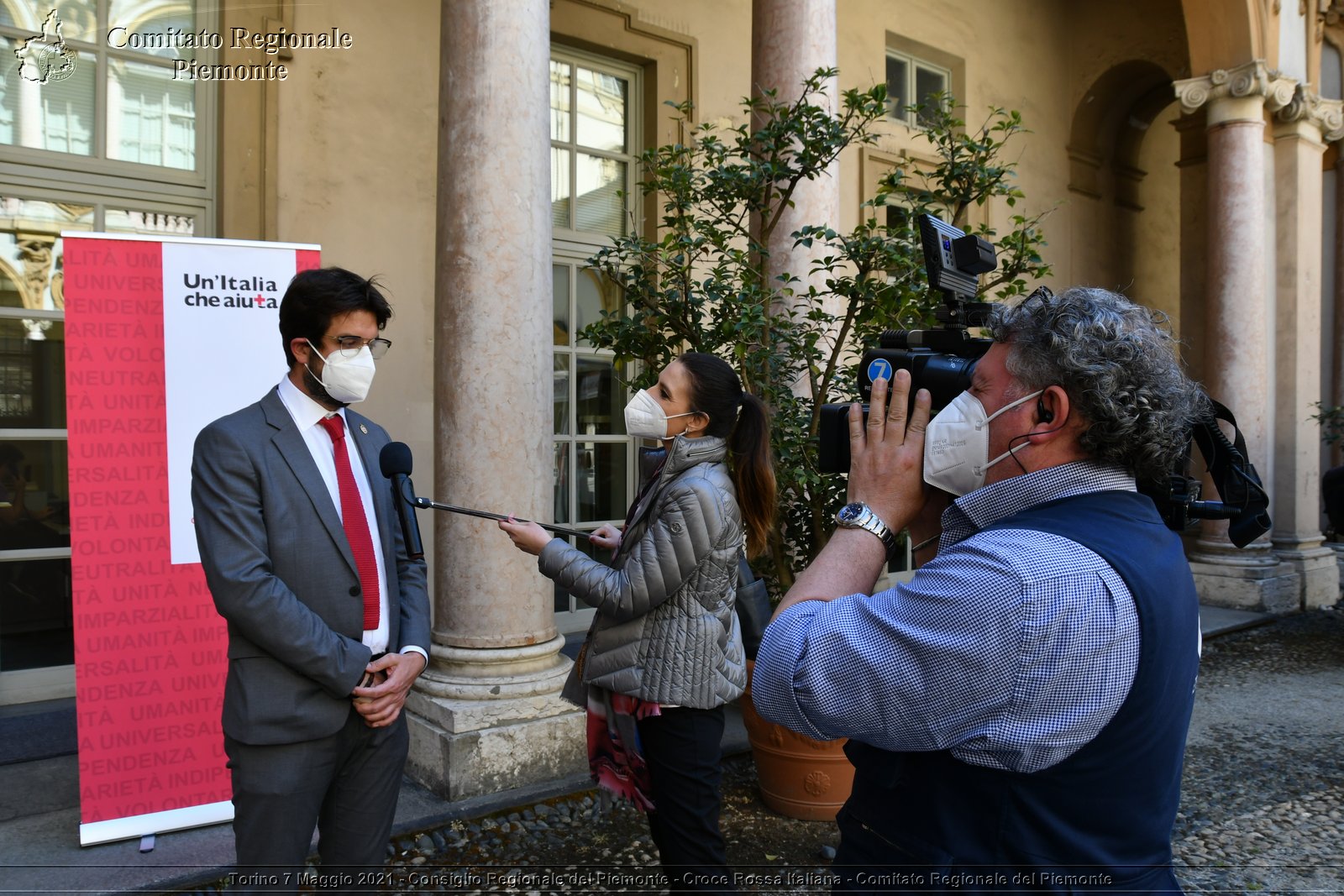 Torino 7 Maggio 2021 - Consiglio Regionale del Piemonte - Croce Rossa Italiana - Comitato Regionale del Piemonte