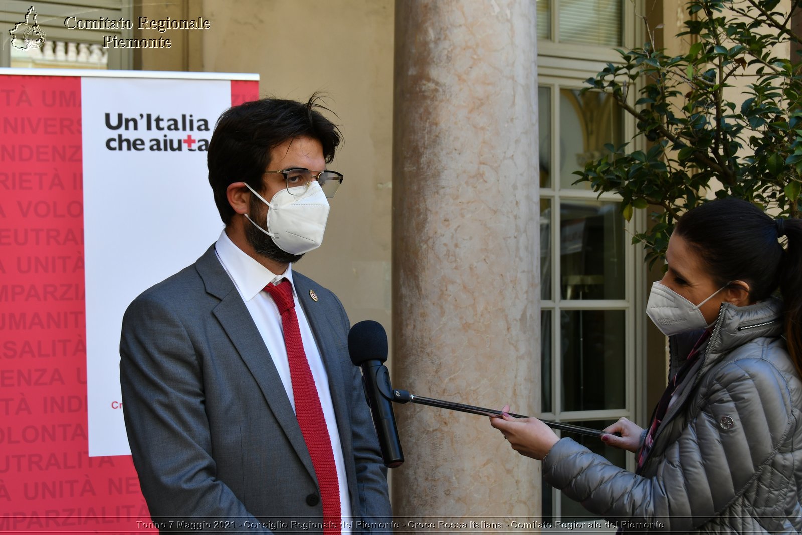 Torino 7 Maggio 2021 - Consiglio Regionale del Piemonte - Croce Rossa Italiana - Comitato Regionale del Piemonte