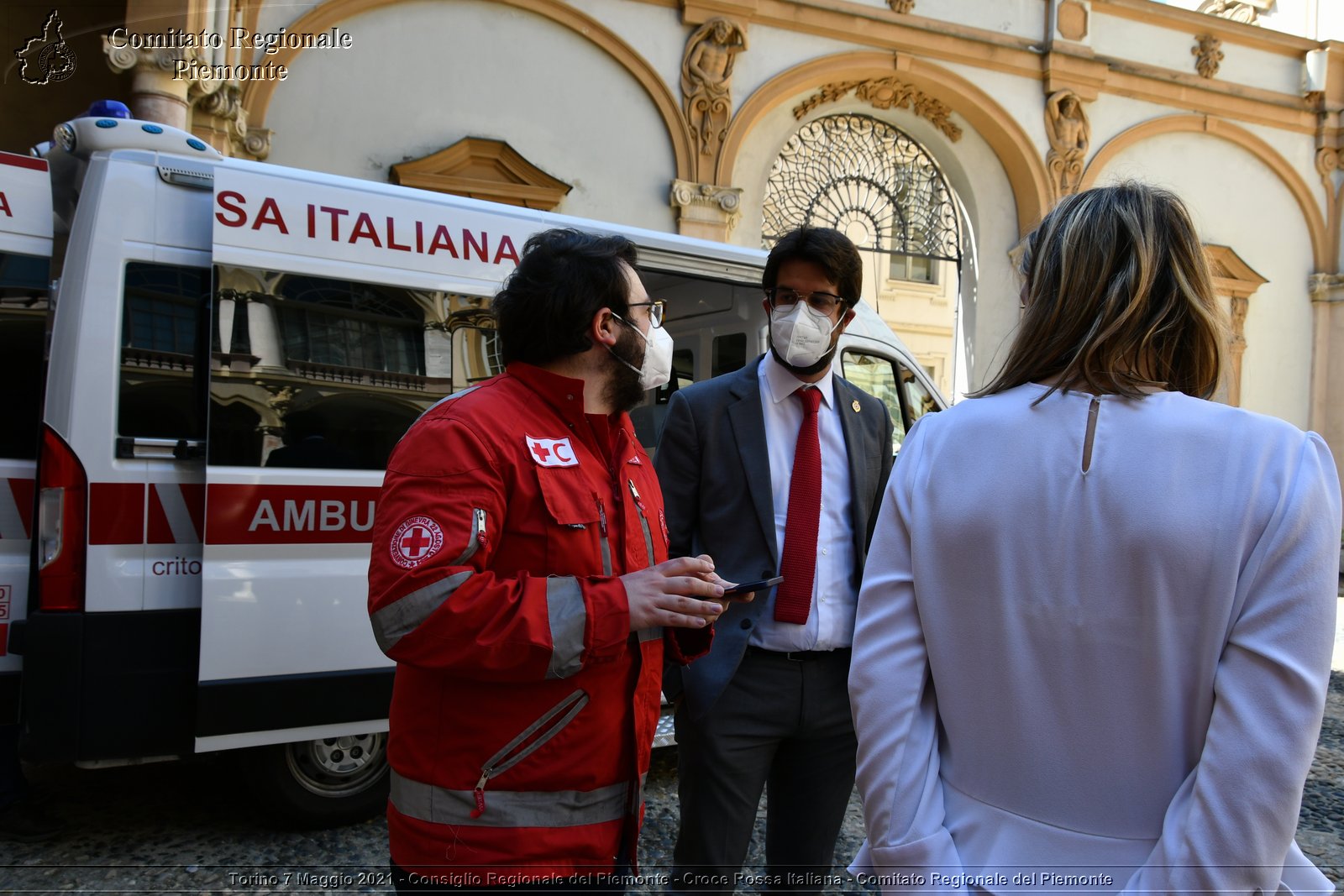 Torino 7 Maggio 2021 - Consiglio Regionale del Piemonte - Croce Rossa Italiana - Comitato Regionale del Piemonte