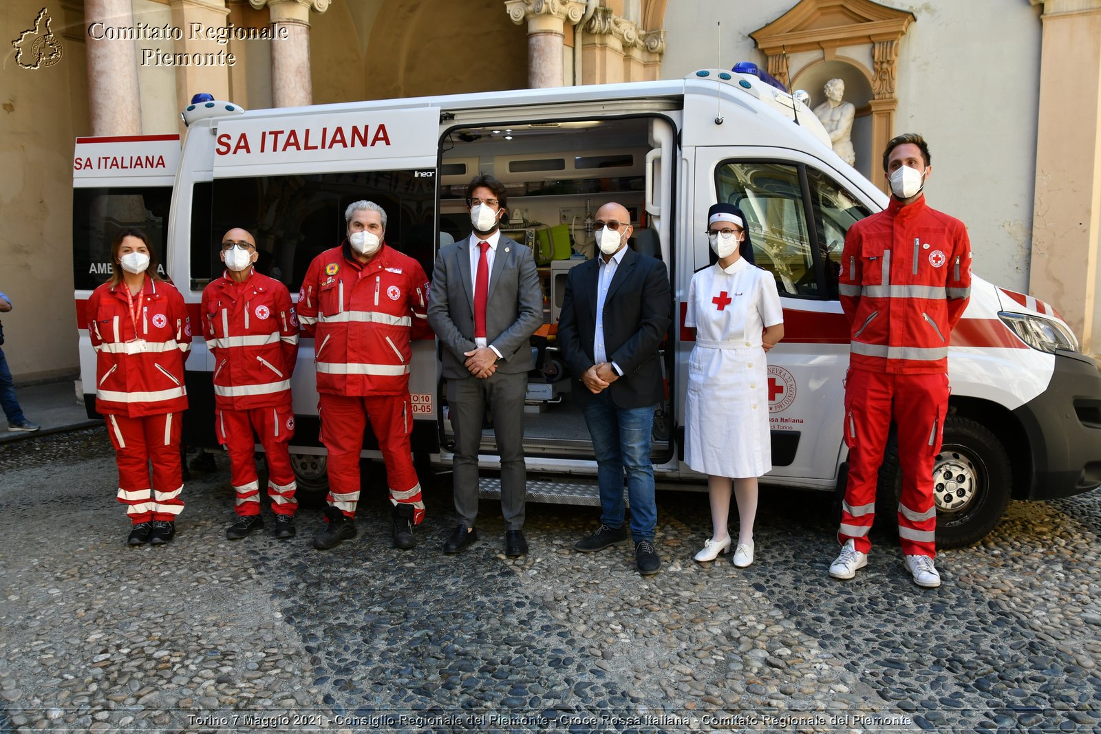 Torino 7 Maggio 2021 - Consiglio Regionale del Piemonte - Croce Rossa Italiana - Comitato Regionale del Piemonte