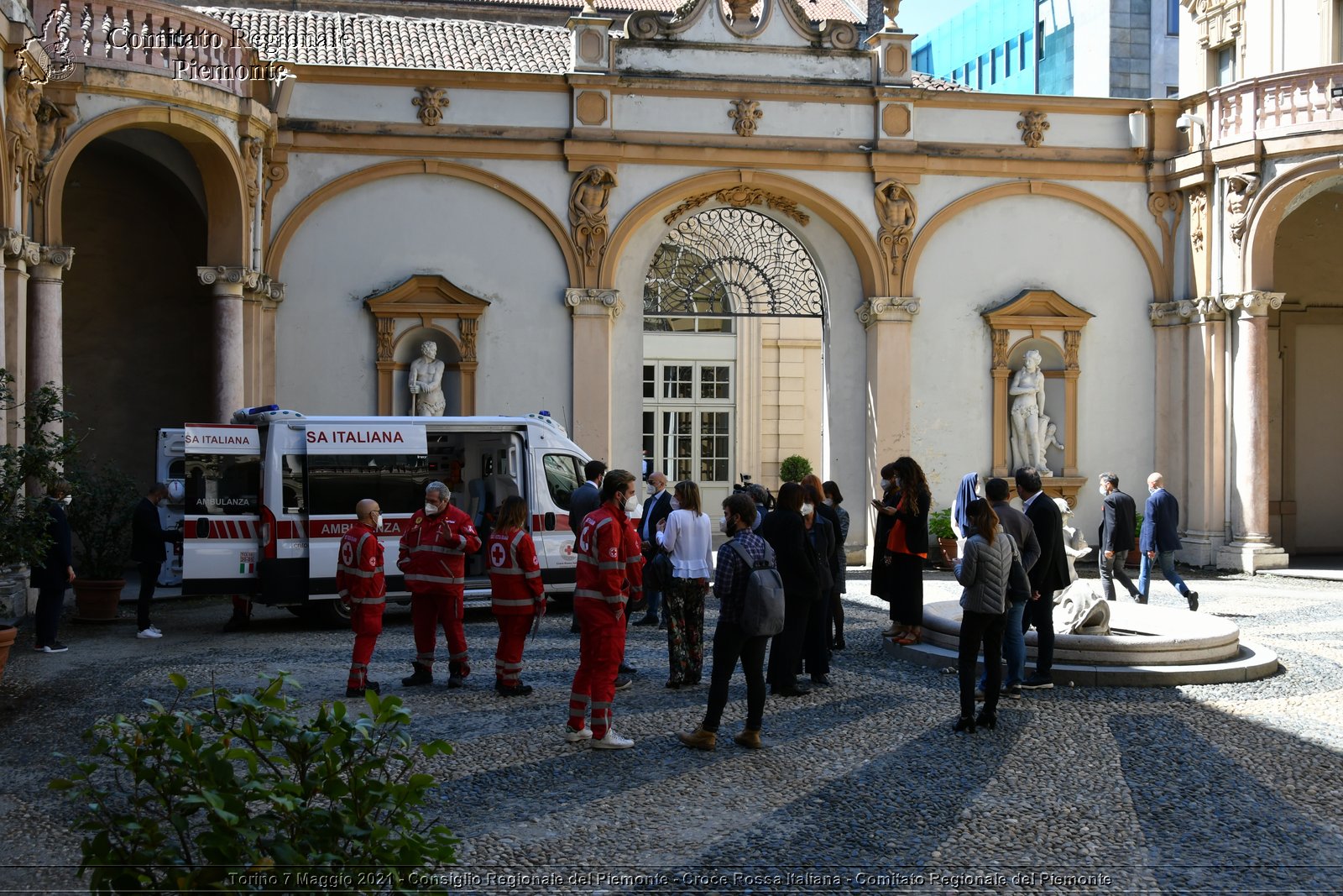 Torino 7 Maggio 2021 - Consiglio Regionale del Piemonte - Croce Rossa Italiana - Comitato Regionale del Piemonte