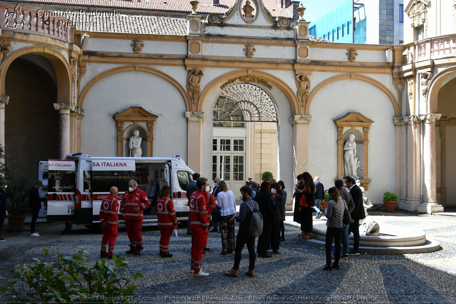 Torino 7 Maggio 2021 - Consiglio Regionale del Piemonte - Croce Rossa Italiana - Comitato Regionale del Piemonte