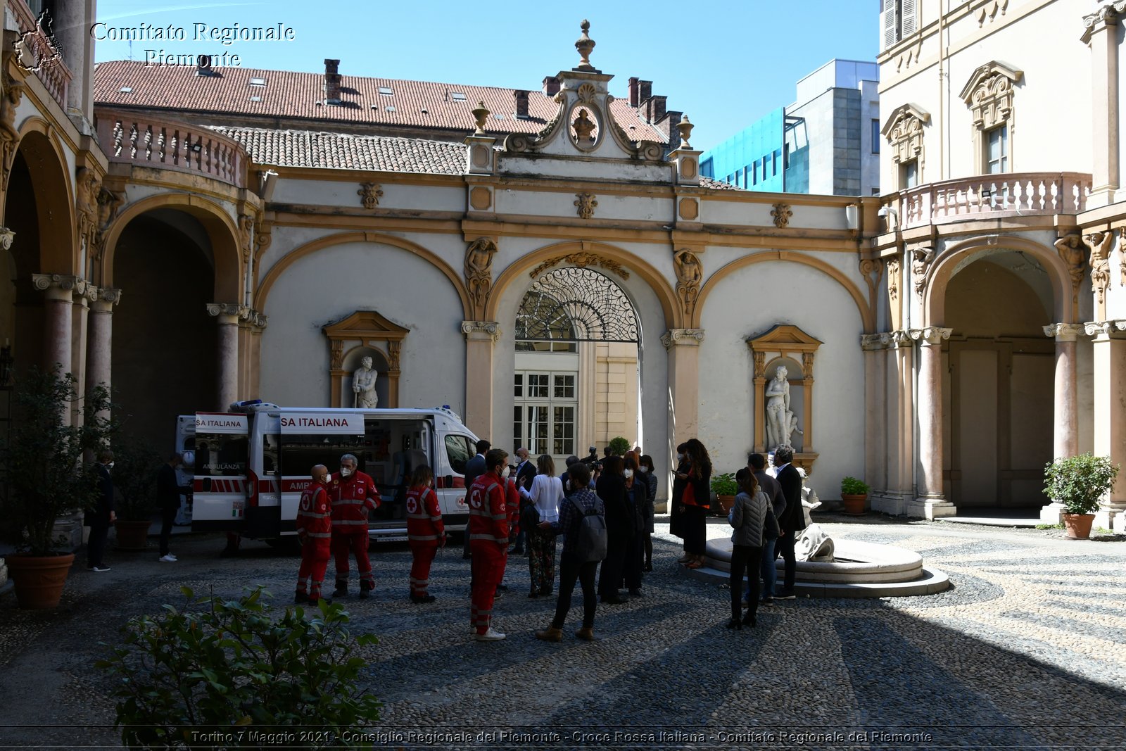 Torino 7 Maggio 2021 - Consiglio Regionale del Piemonte - Croce Rossa Italiana - Comitato Regionale del Piemonte