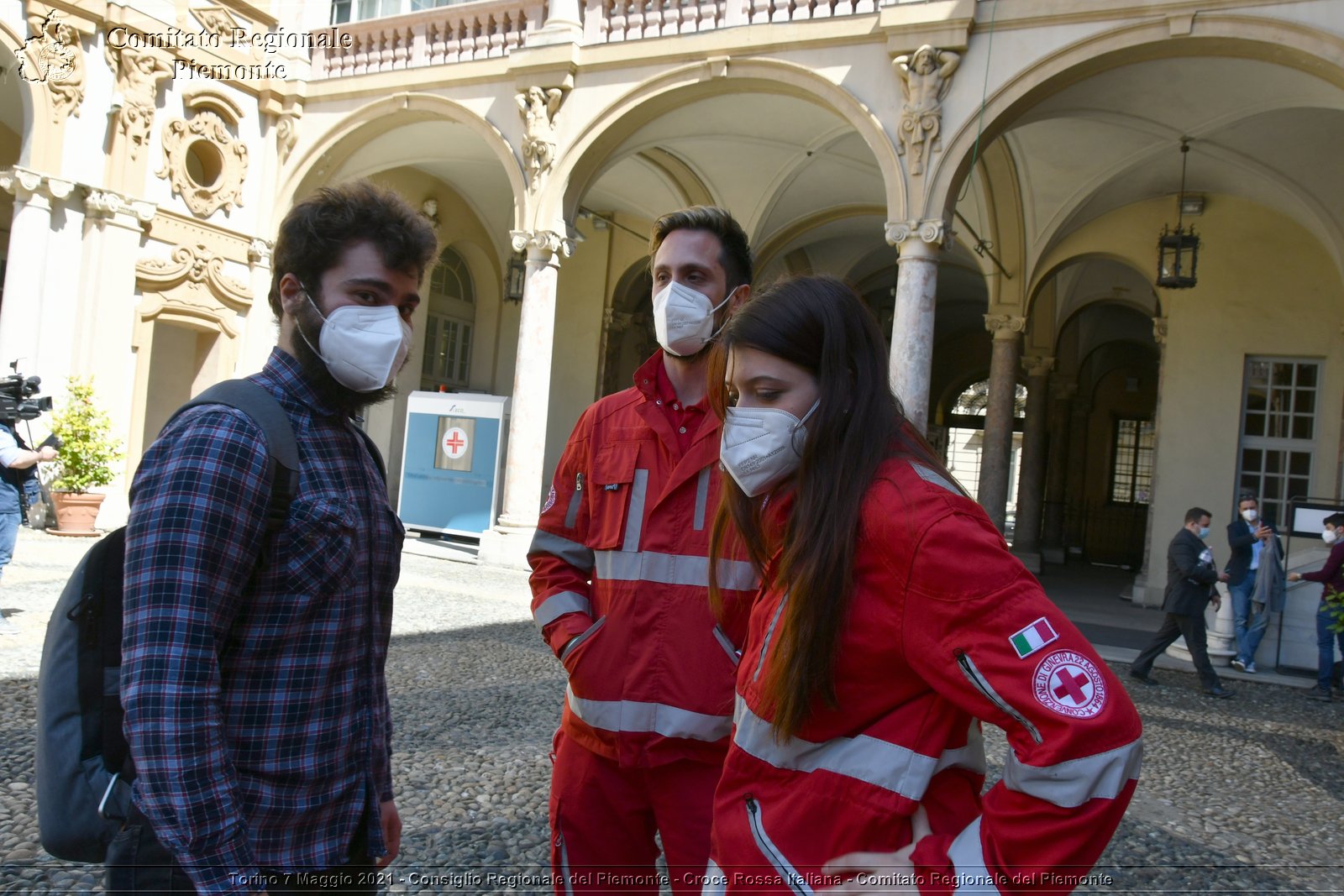 Torino 7 Maggio 2021 - Consiglio Regionale del Piemonte - Croce Rossa Italiana - Comitato Regionale del Piemonte