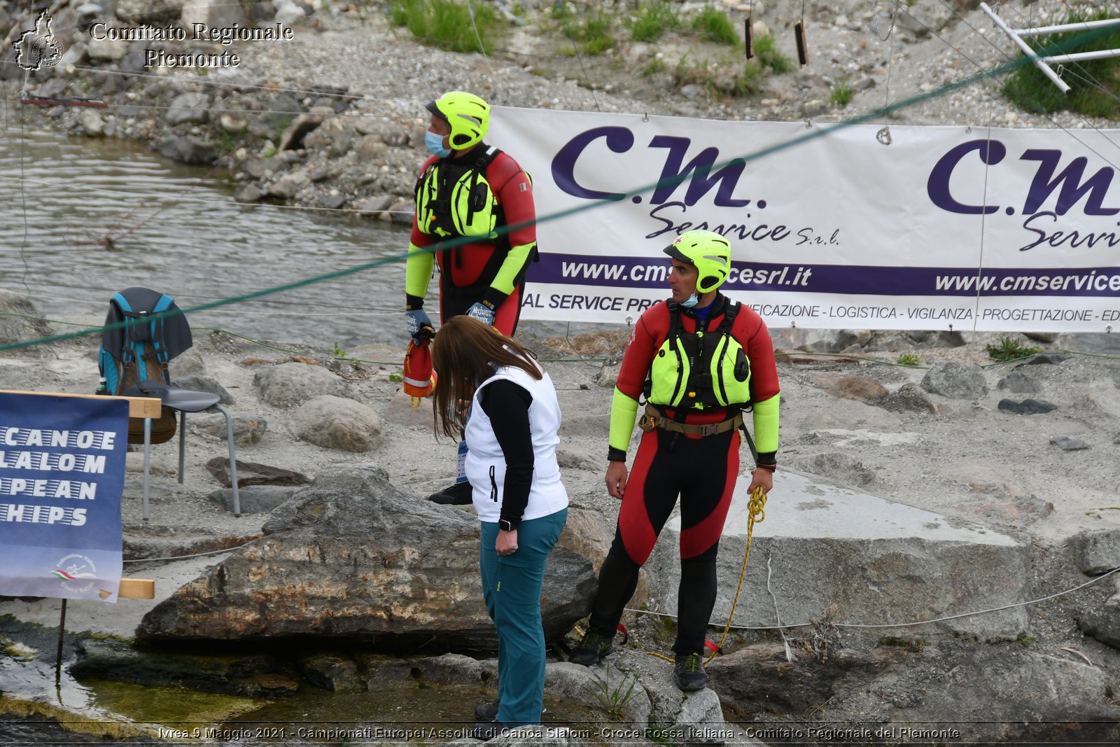 Ivrea 9 Maggio 2021 - Campionati Europei Assoluti di Canoa Slalom - Croce Rossa Italiana - Comitato Regionale del Piemonte