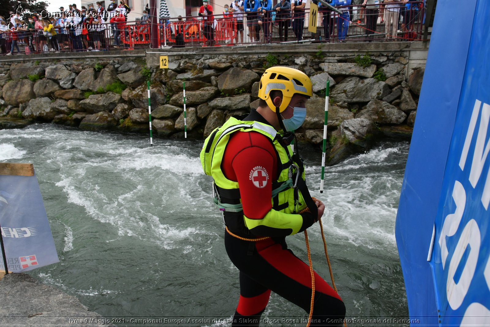 Ivrea 9 Maggio 2021 - Campionati Europei Assoluti di Canoa Slalom - Croce Rossa Italiana - Comitato Regionale del Piemonte