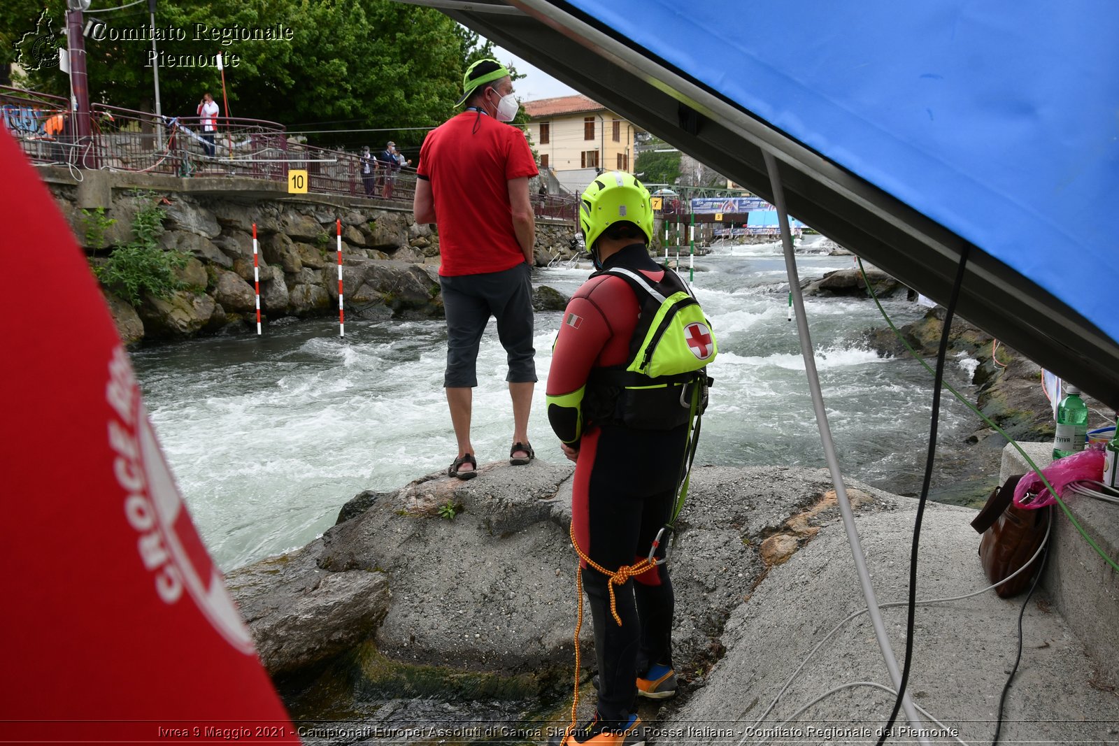 Ivrea 9 Maggio 2021 - Campionati Europei Assoluti di Canoa Slalom - Croce Rossa Italiana - Comitato Regionale del Piemonte