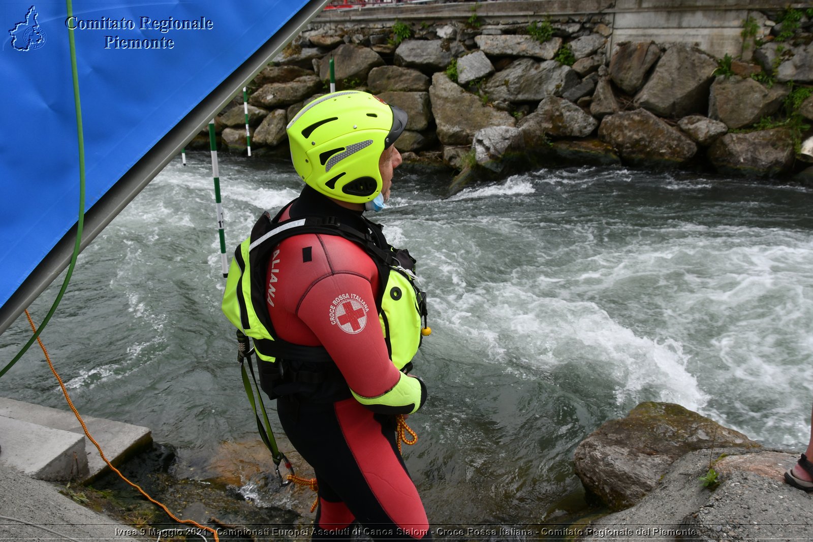 Ivrea 9 Maggio 2021 - Campionati Europei Assoluti di Canoa Slalom - Croce Rossa Italiana - Comitato Regionale del Piemonte