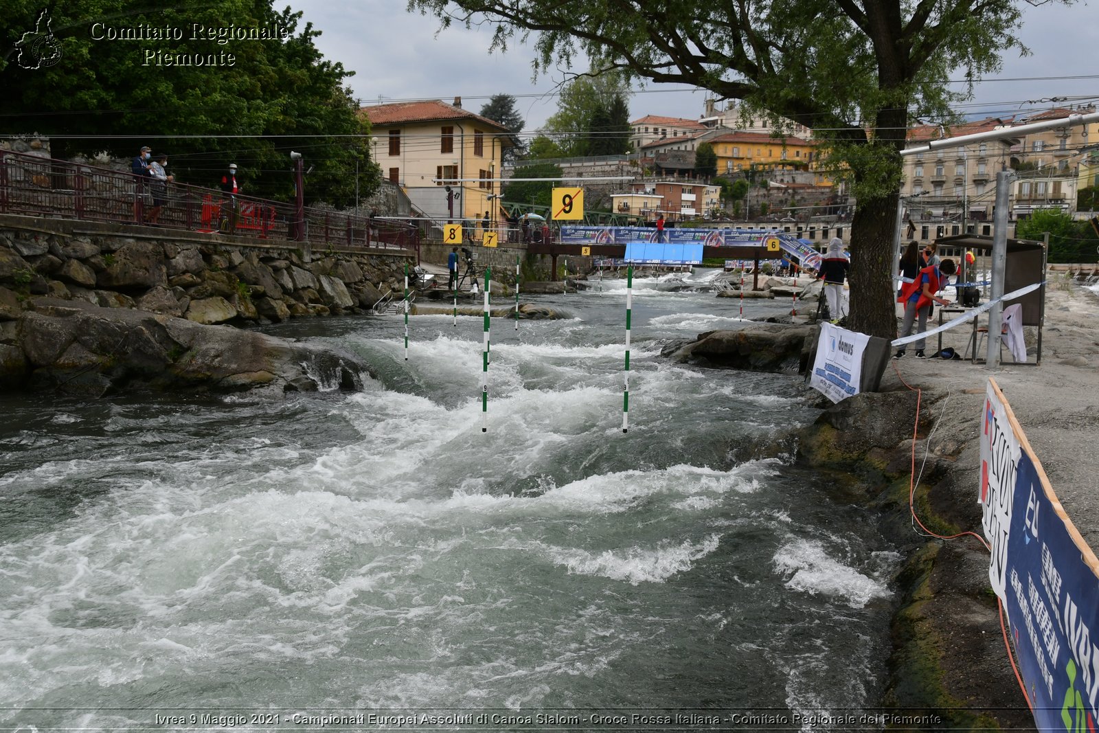 Ivrea 9 Maggio 2021 - Campionati Europei Assoluti di Canoa Slalom - Croce Rossa Italiana - Comitato Regionale del Piemonte