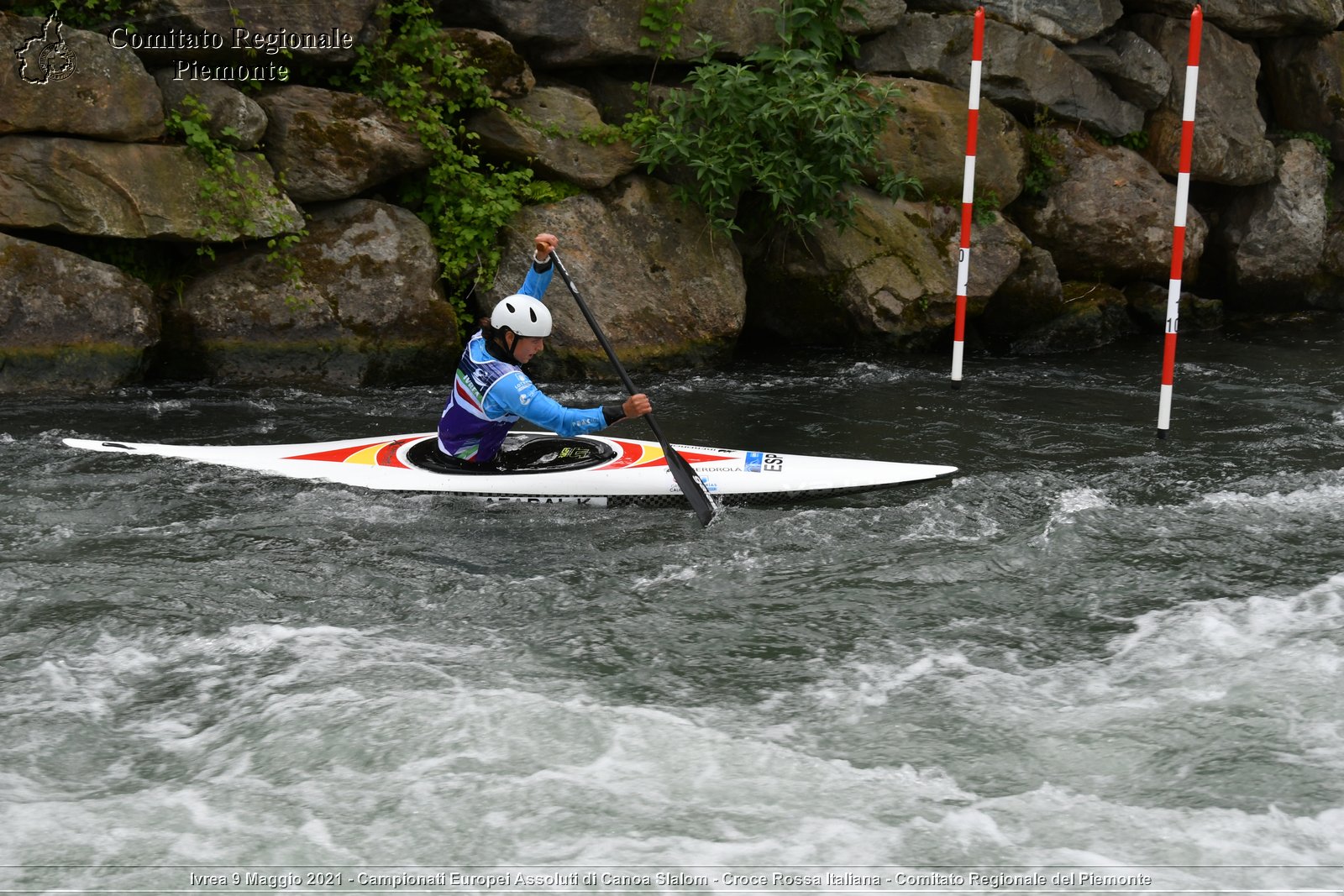 Ivrea 9 Maggio 2021 - Campionati Europei Assoluti di Canoa Slalom - Croce Rossa Italiana - Comitato Regionale del Piemonte