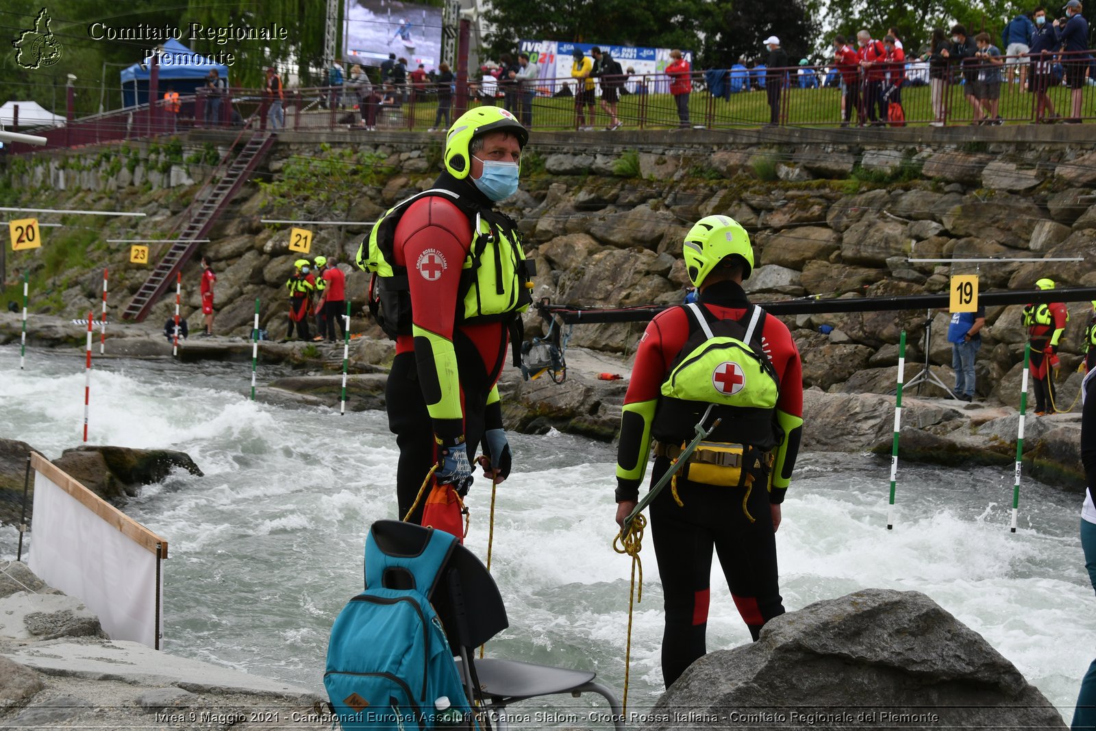 Ivrea 9 Maggio 2021 - Campionati Europei Assoluti di Canoa Slalom - Croce Rossa Italiana - Comitato Regionale del Piemonte