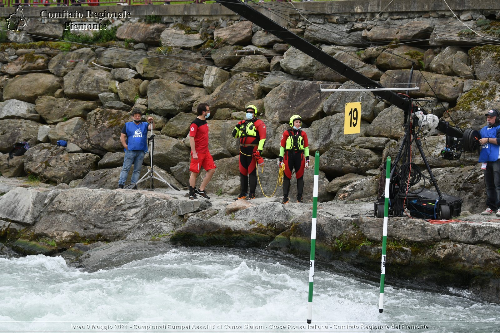 Ivrea 9 Maggio 2021 - Campionati Europei Assoluti di Canoa Slalom - Croce Rossa Italiana - Comitato Regionale del Piemonte