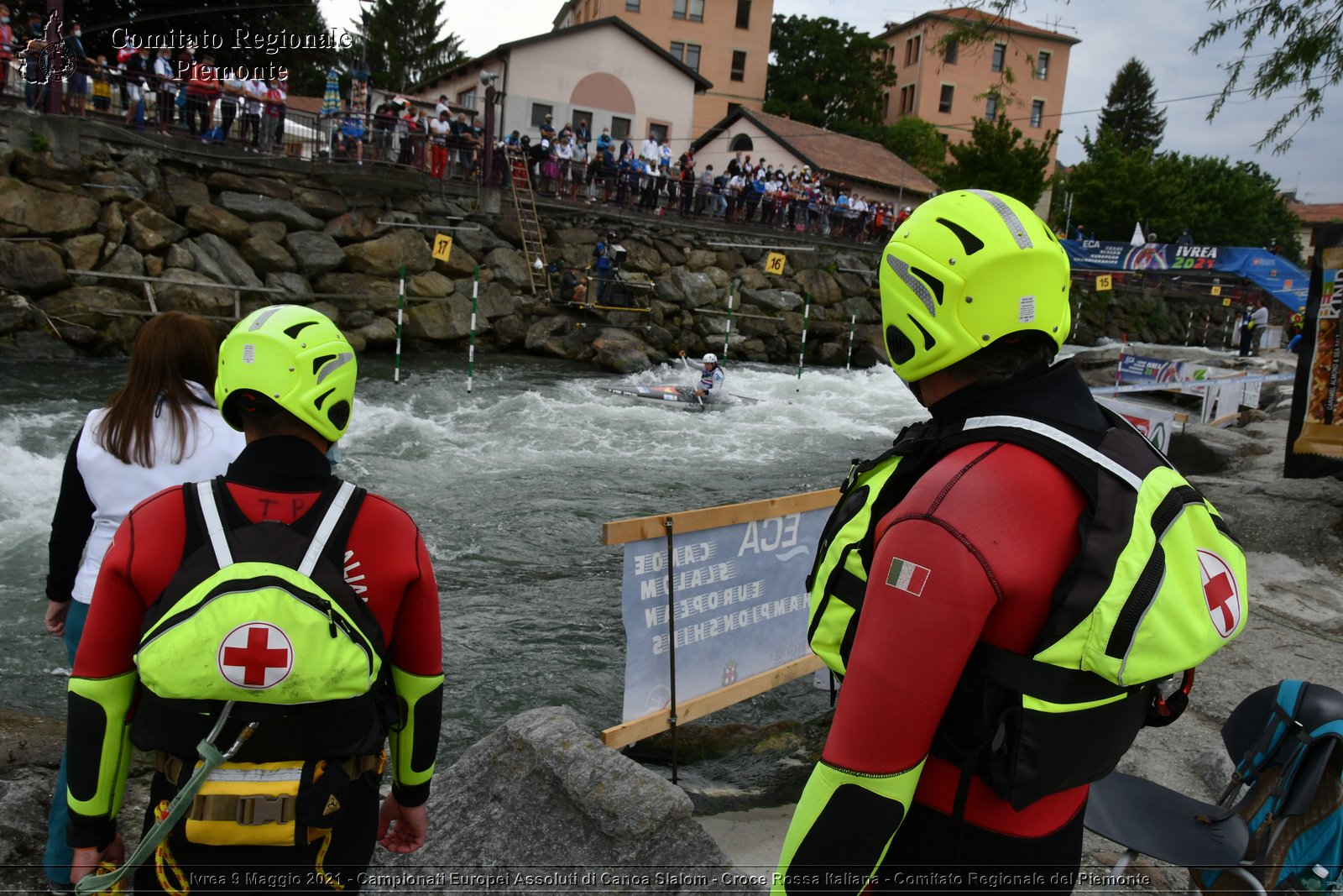 Ivrea 9 Maggio 2021 - Campionati Europei Assoluti di Canoa Slalom - Croce Rossa Italiana - Comitato Regionale del Piemonte