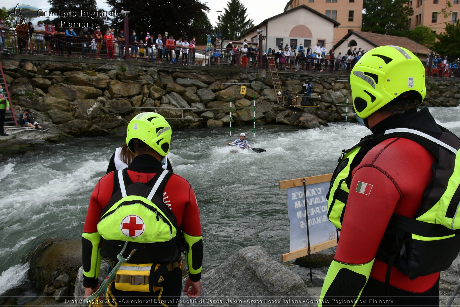 Ivrea 9 Maggio 2021 - Campionati Europei Assoluti di Canoa Slalom - Croce Rossa Italiana - Comitato Regionale del Piemonte