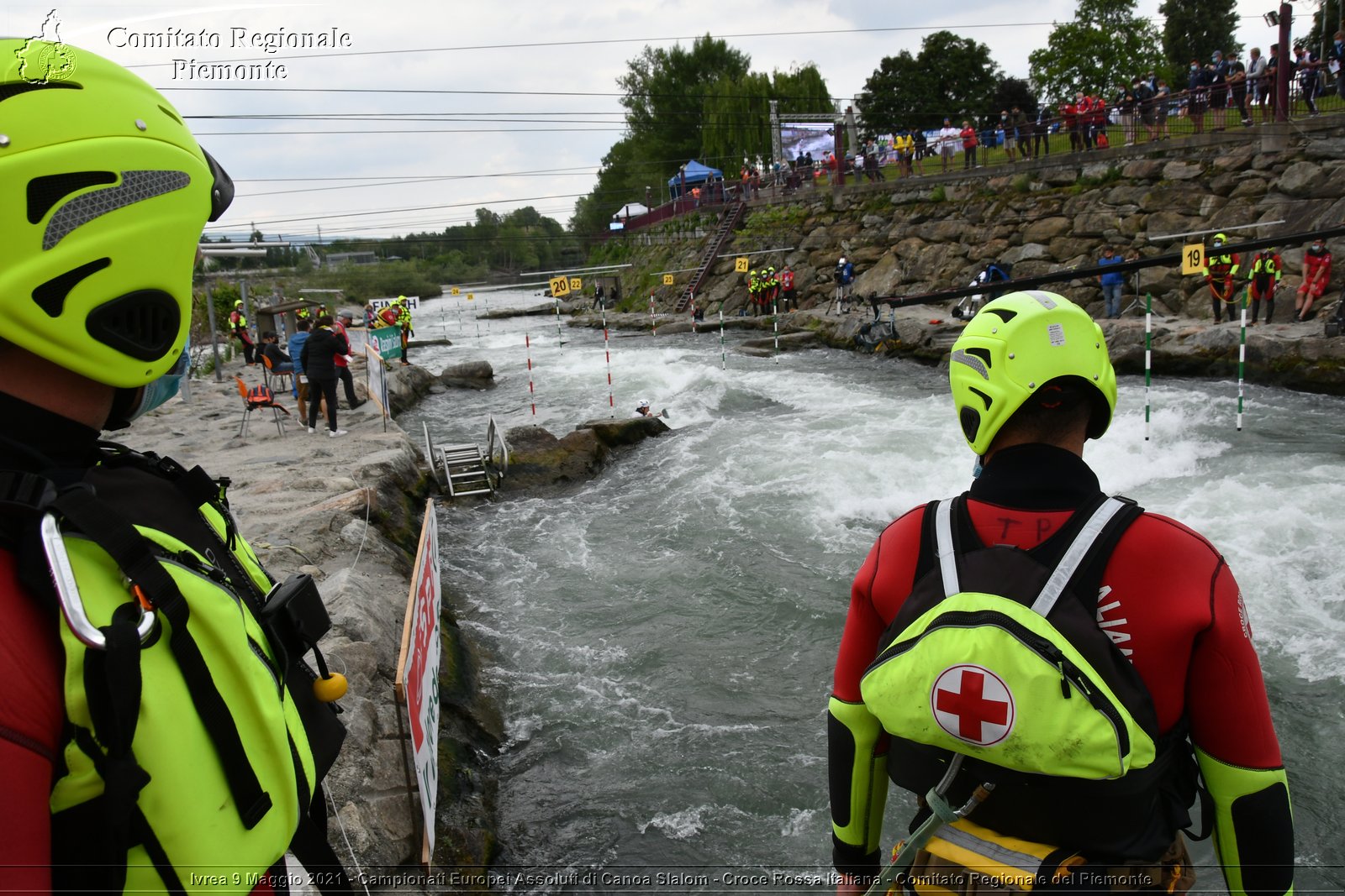 Ivrea 9 Maggio 2021 - Campionati Europei Assoluti di Canoa Slalom - Croce Rossa Italiana - Comitato Regionale del Piemonte