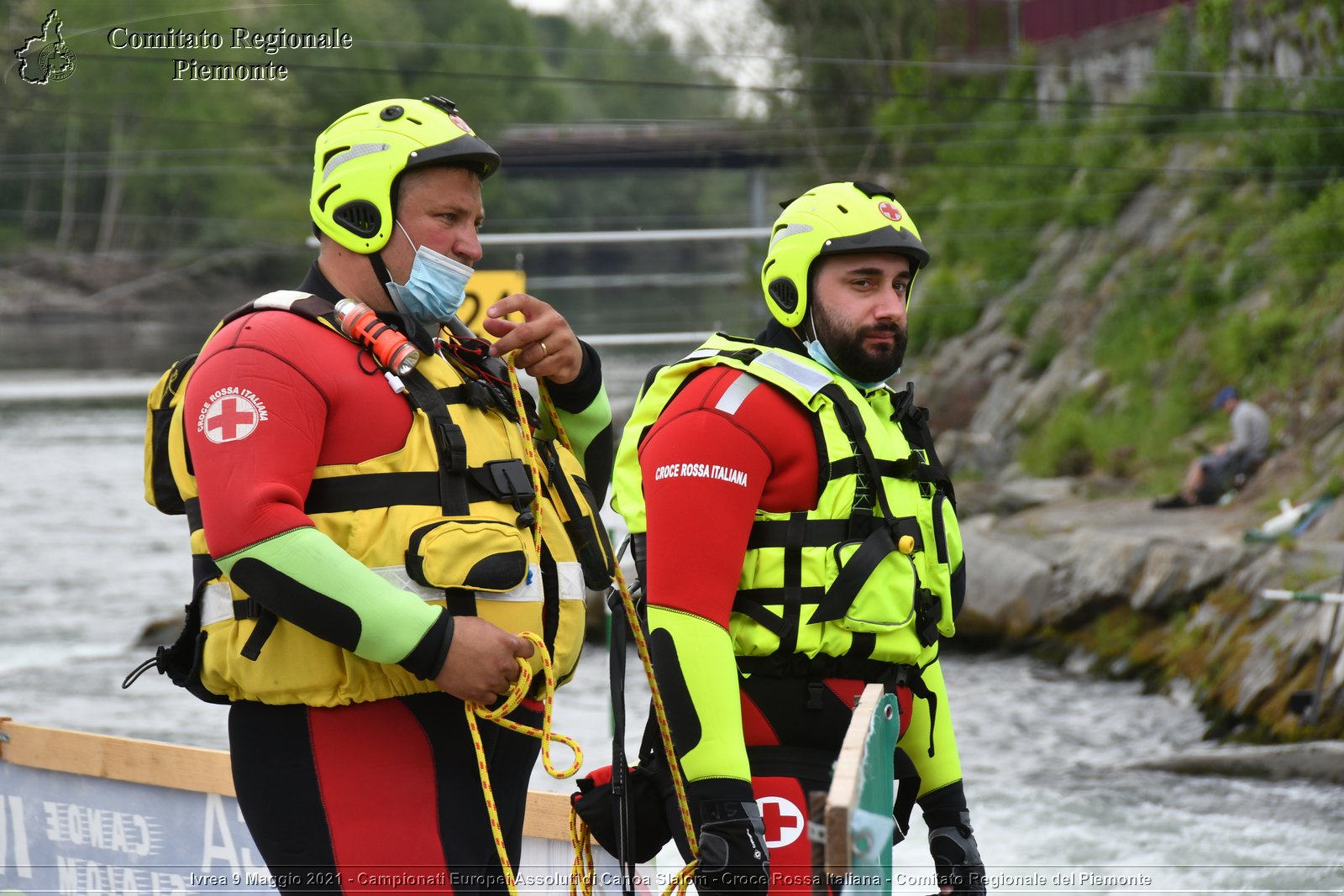 Ivrea 9 Maggio 2021 - Campionati Europei Assoluti di Canoa Slalom - Croce Rossa Italiana - Comitato Regionale del Piemonte