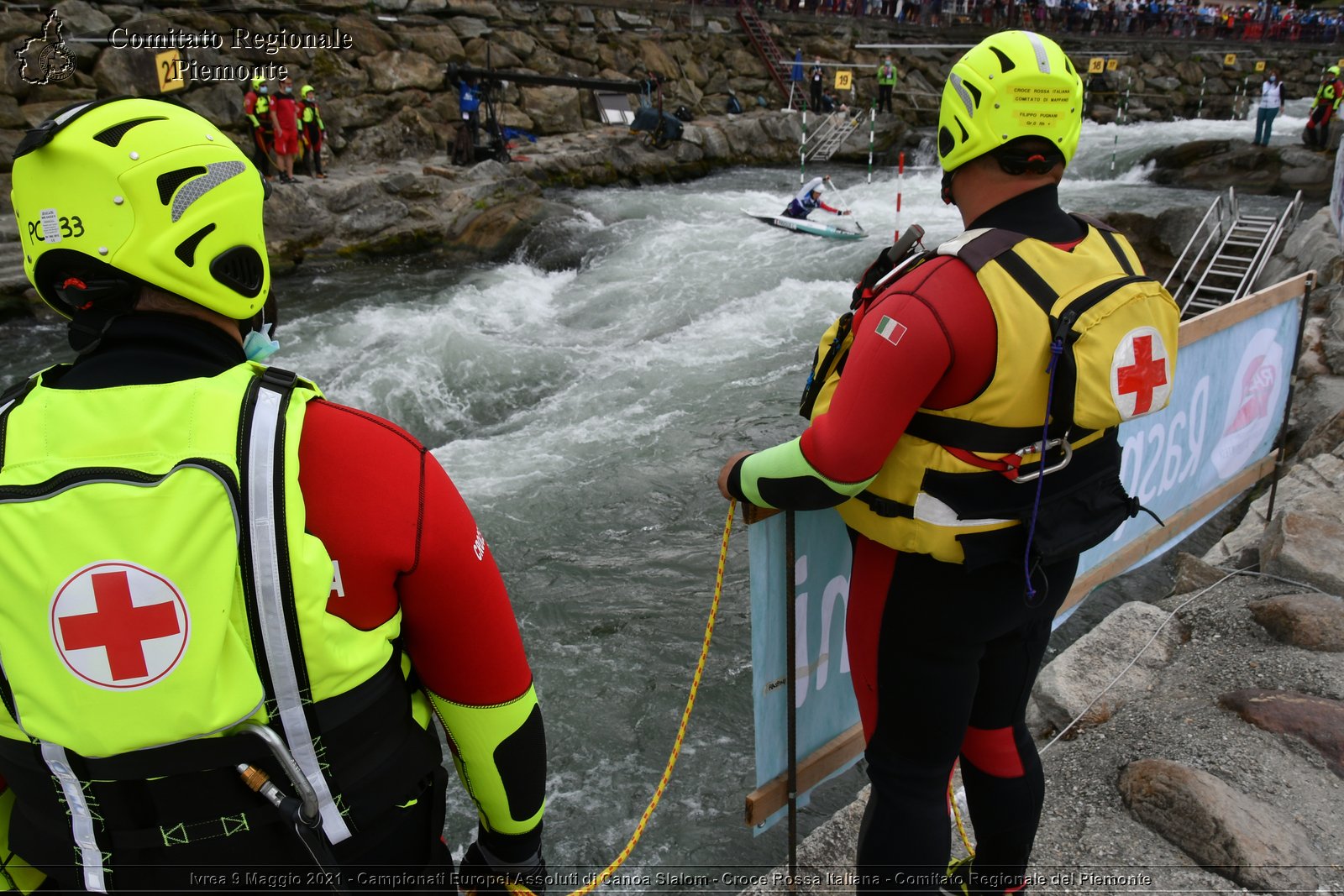 Ivrea 9 Maggio 2021 - Campionati Europei Assoluti di Canoa Slalom - Croce Rossa Italiana - Comitato Regionale del Piemonte