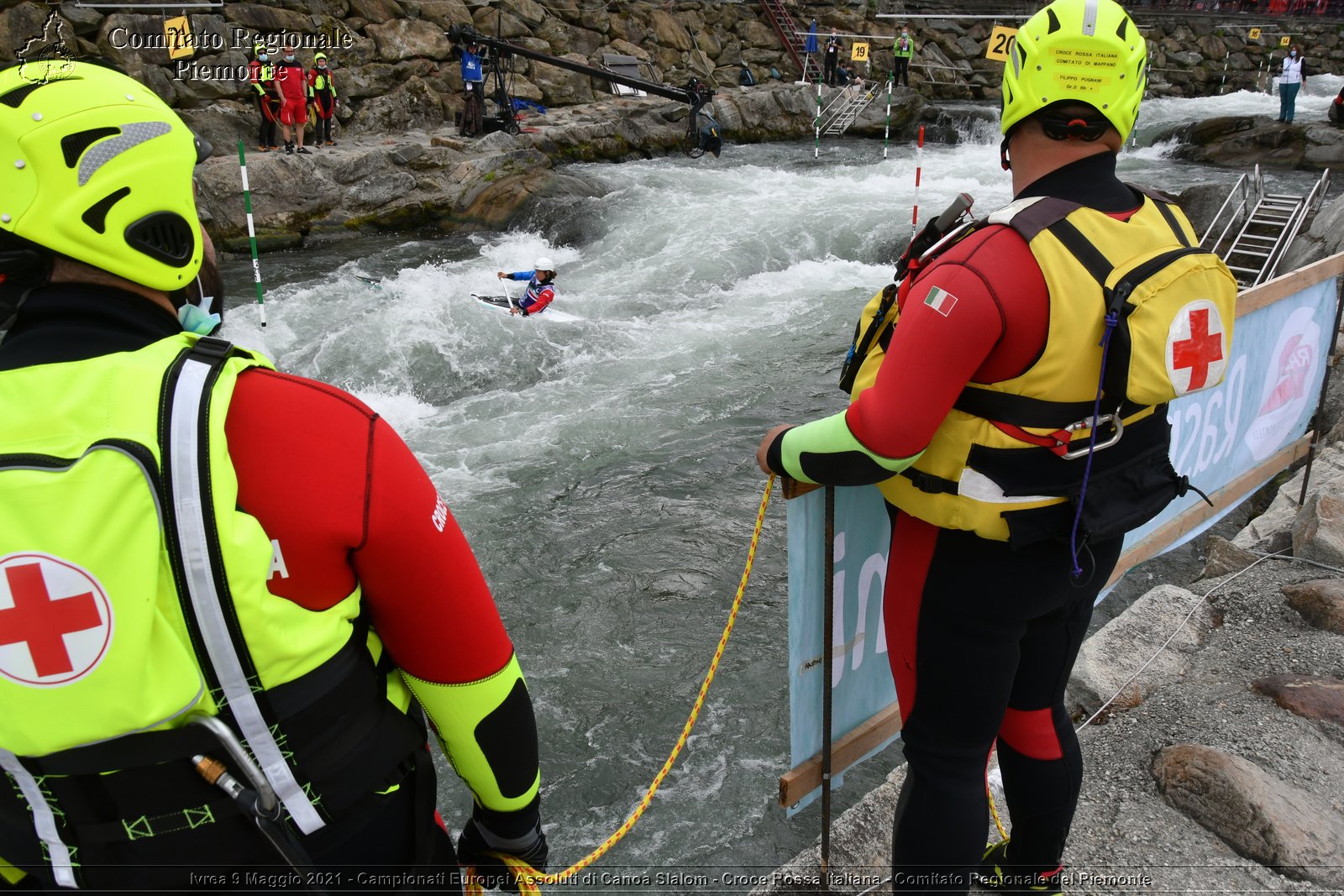 Ivrea 9 Maggio 2021 - Campionati Europei Assoluti di Canoa Slalom - Croce Rossa Italiana - Comitato Regionale del Piemonte