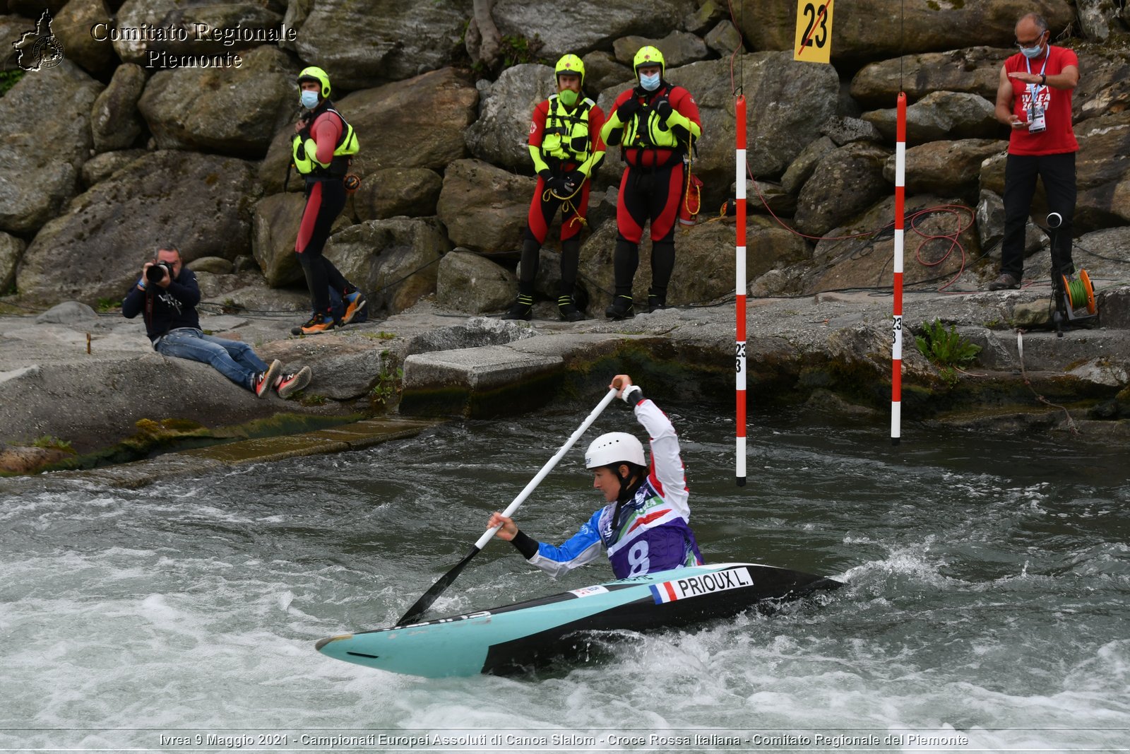 Ivrea 9 Maggio 2021 - Campionati Europei Assoluti di Canoa Slalom - Croce Rossa Italiana - Comitato Regionale del Piemonte