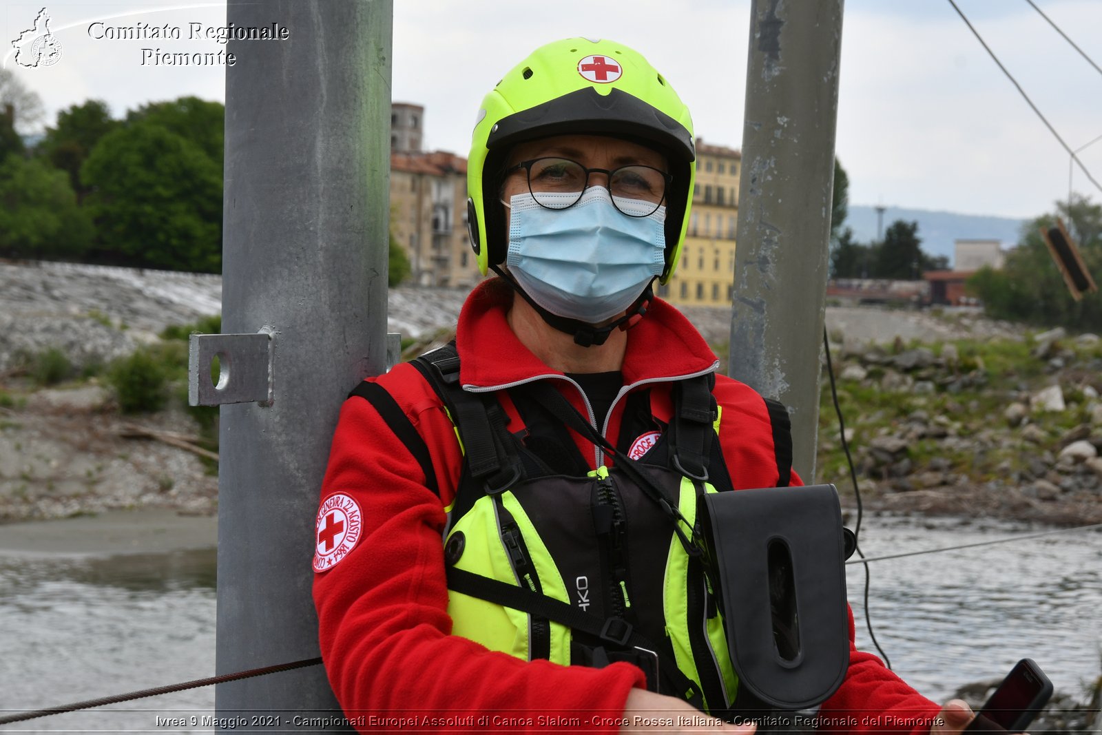 Ivrea 9 Maggio 2021 - Campionati Europei Assoluti di Canoa Slalom - Croce Rossa Italiana - Comitato Regionale del Piemonte