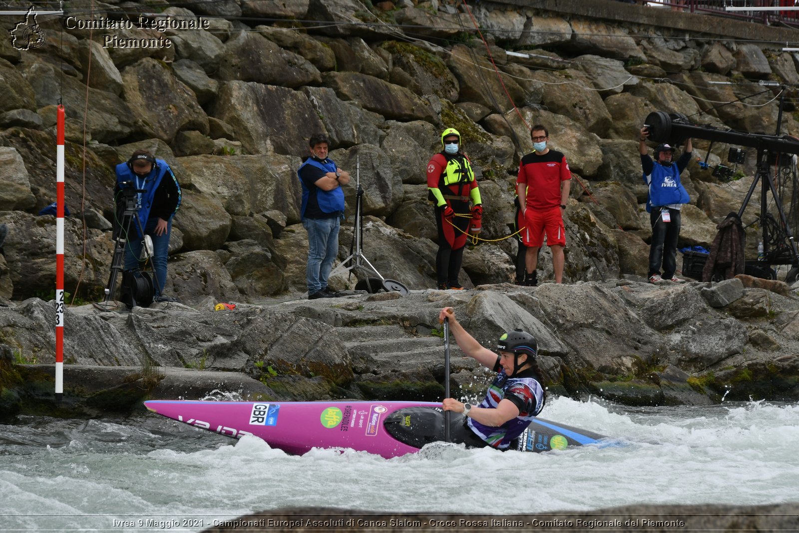 Ivrea 9 Maggio 2021 - Campionati Europei Assoluti di Canoa Slalom - Croce Rossa Italiana - Comitato Regionale del Piemonte