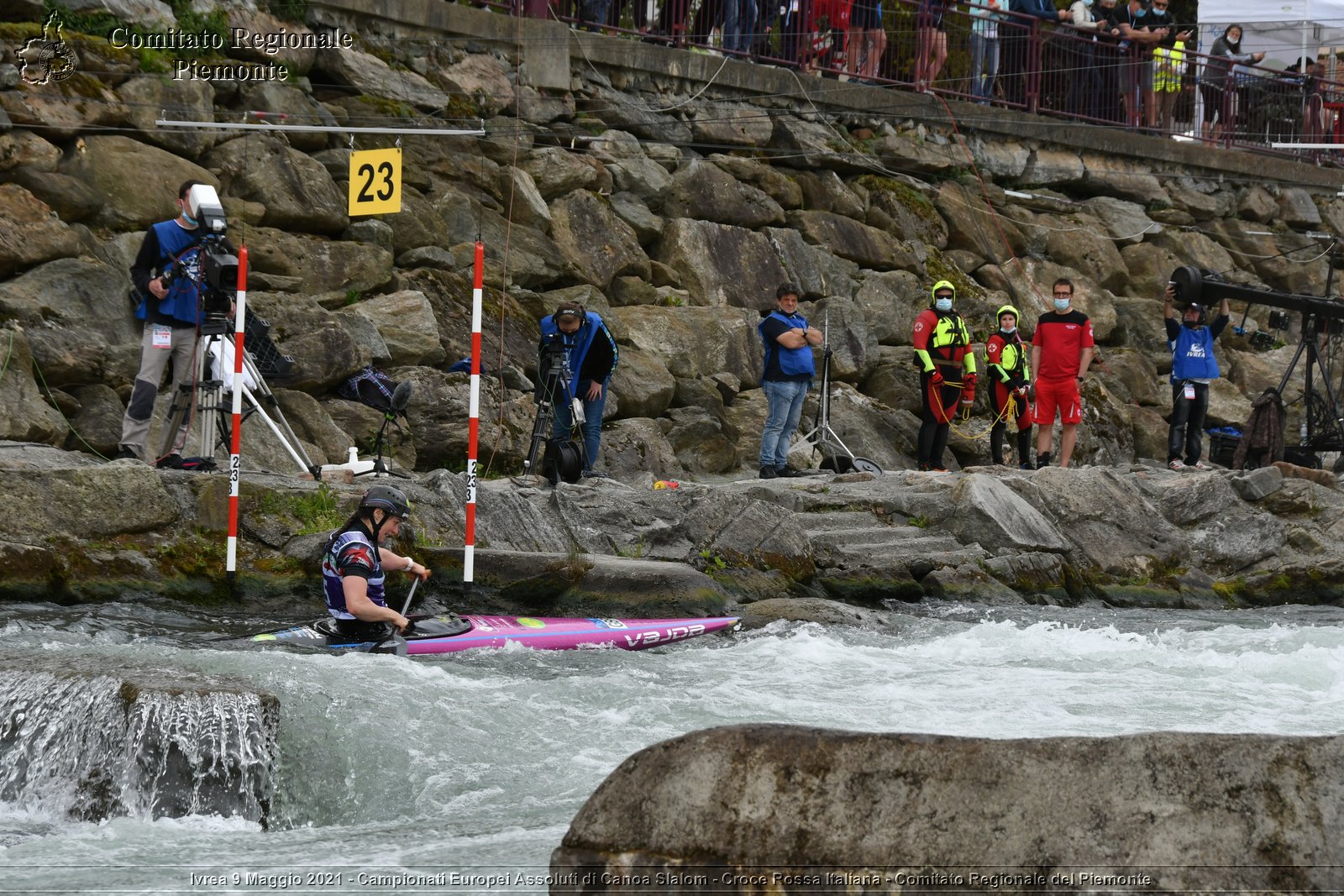 Ivrea 9 Maggio 2021 - Campionati Europei Assoluti di Canoa Slalom - Croce Rossa Italiana - Comitato Regionale del Piemonte