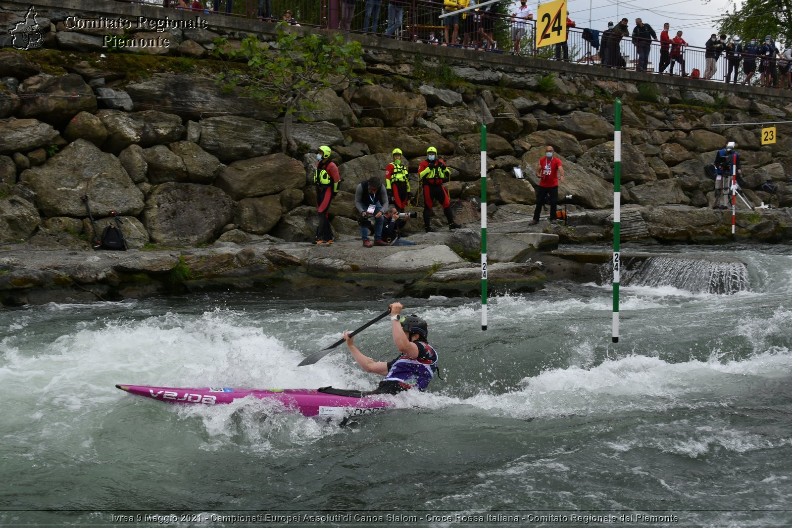 Ivrea 9 Maggio 2021 - Campionati Europei Assoluti di Canoa Slalom - Croce Rossa Italiana - Comitato Regionale del Piemonte