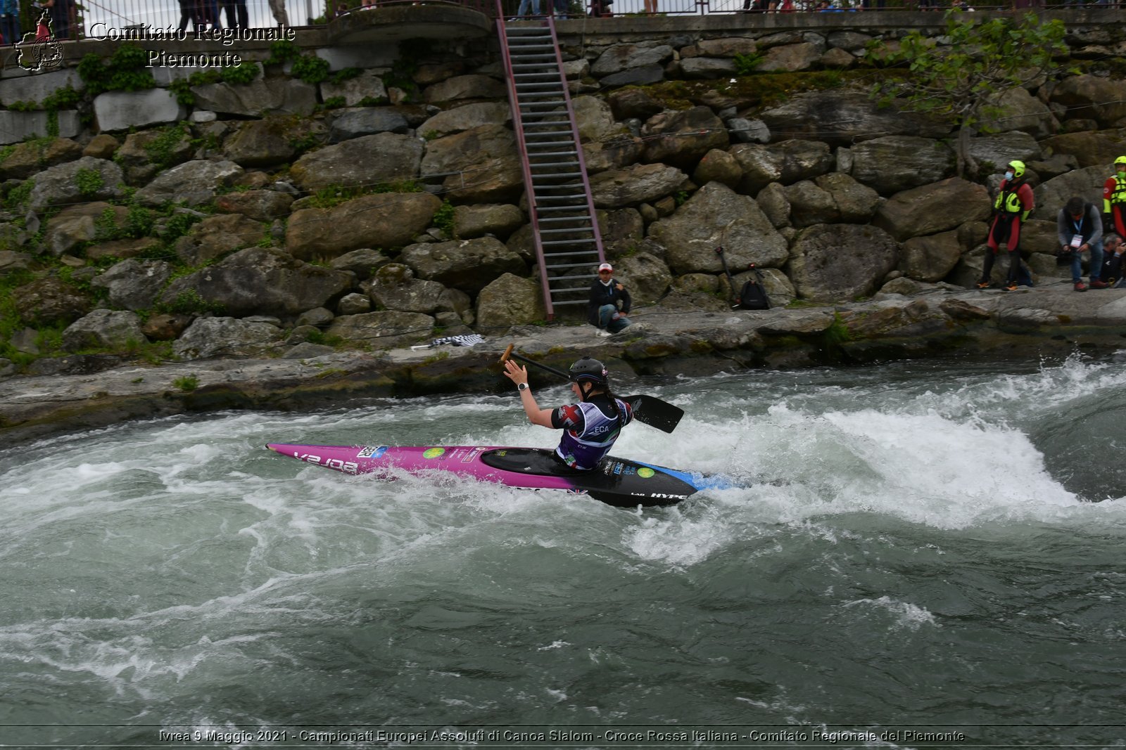 Ivrea 9 Maggio 2021 - Campionati Europei Assoluti di Canoa Slalom - Croce Rossa Italiana - Comitato Regionale del Piemonte