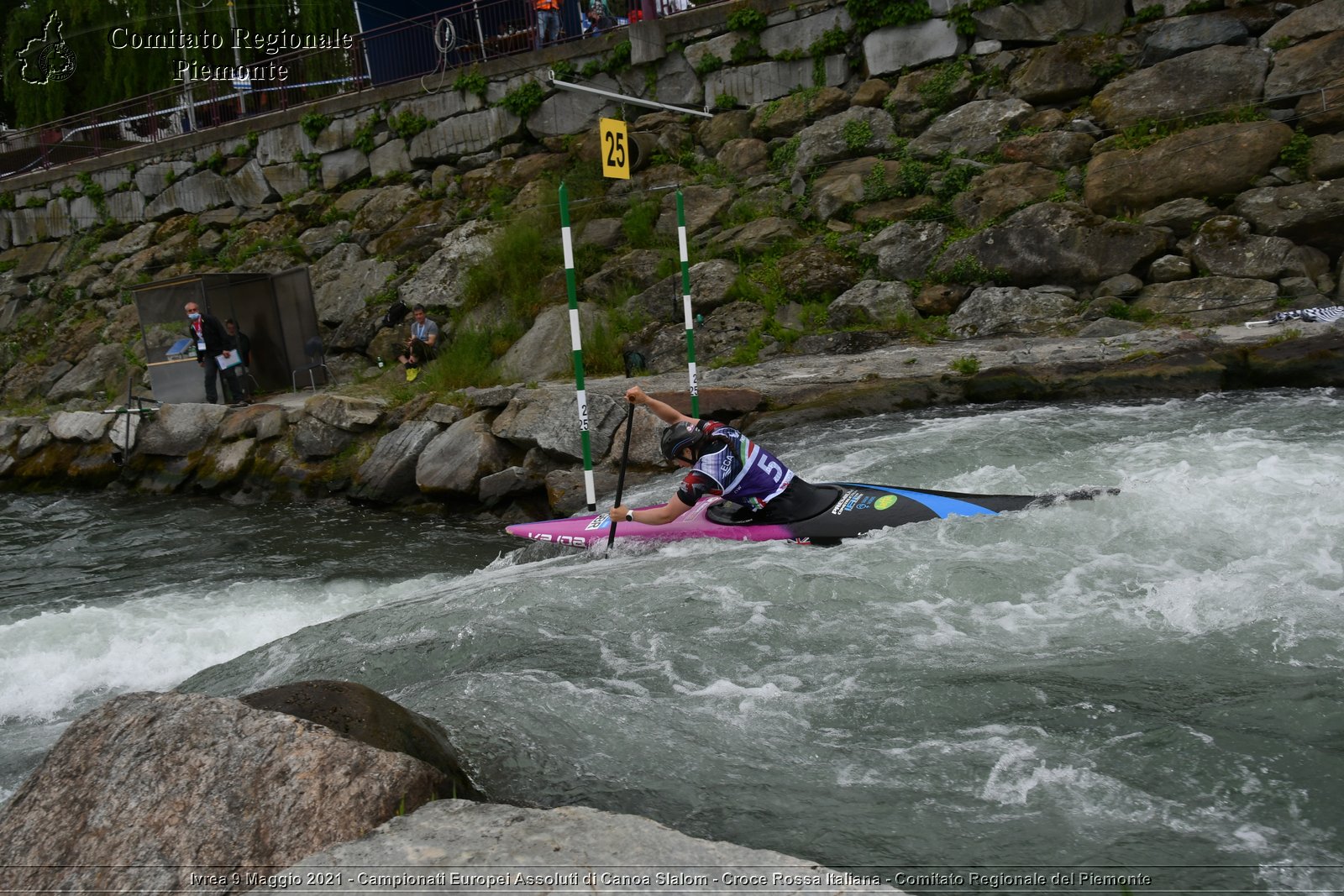 Ivrea 9 Maggio 2021 - Campionati Europei Assoluti di Canoa Slalom - Croce Rossa Italiana - Comitato Regionale del Piemonte