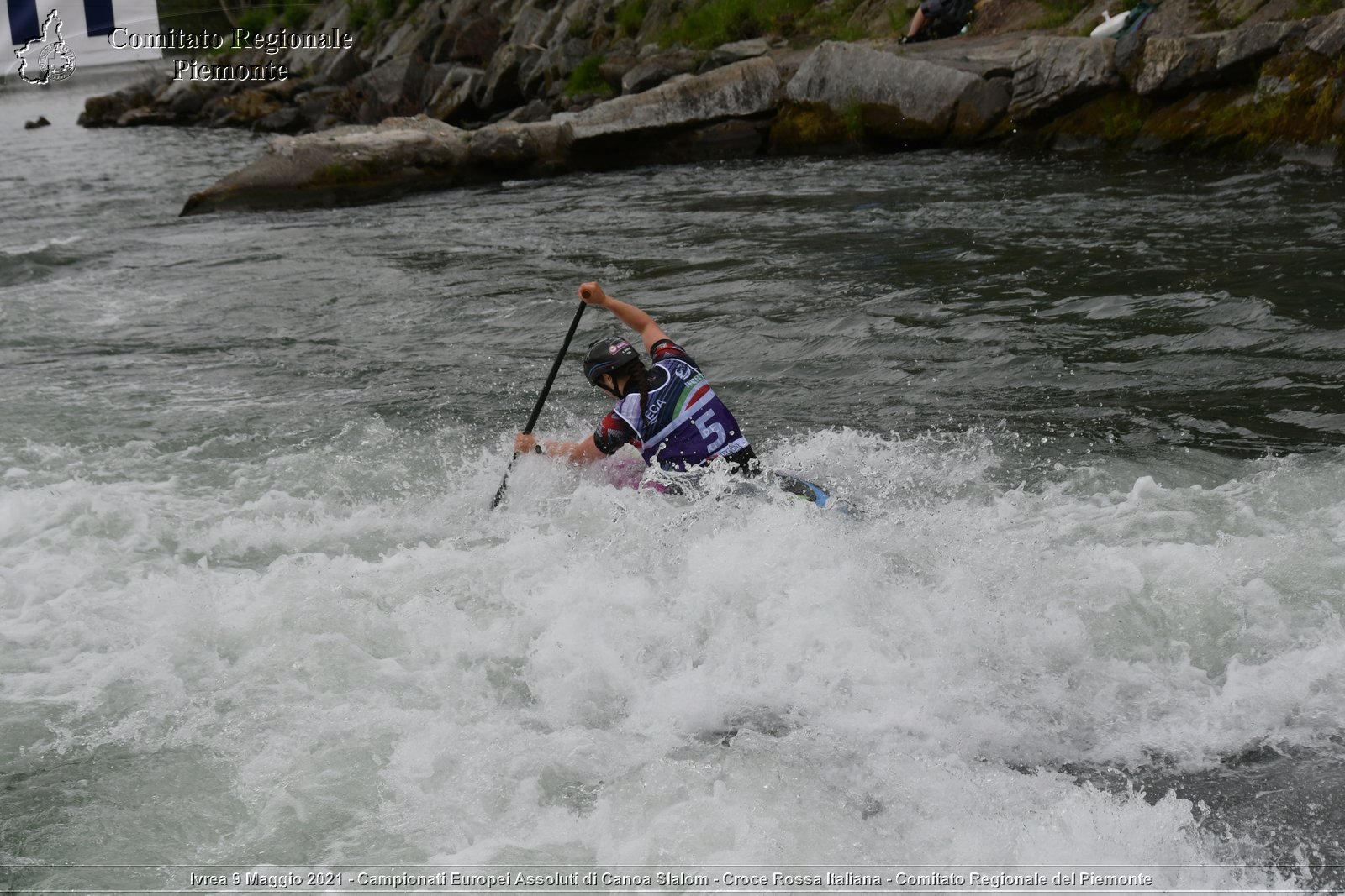 Ivrea 9 Maggio 2021 - Campionati Europei Assoluti di Canoa Slalom - Croce Rossa Italiana - Comitato Regionale del Piemonte