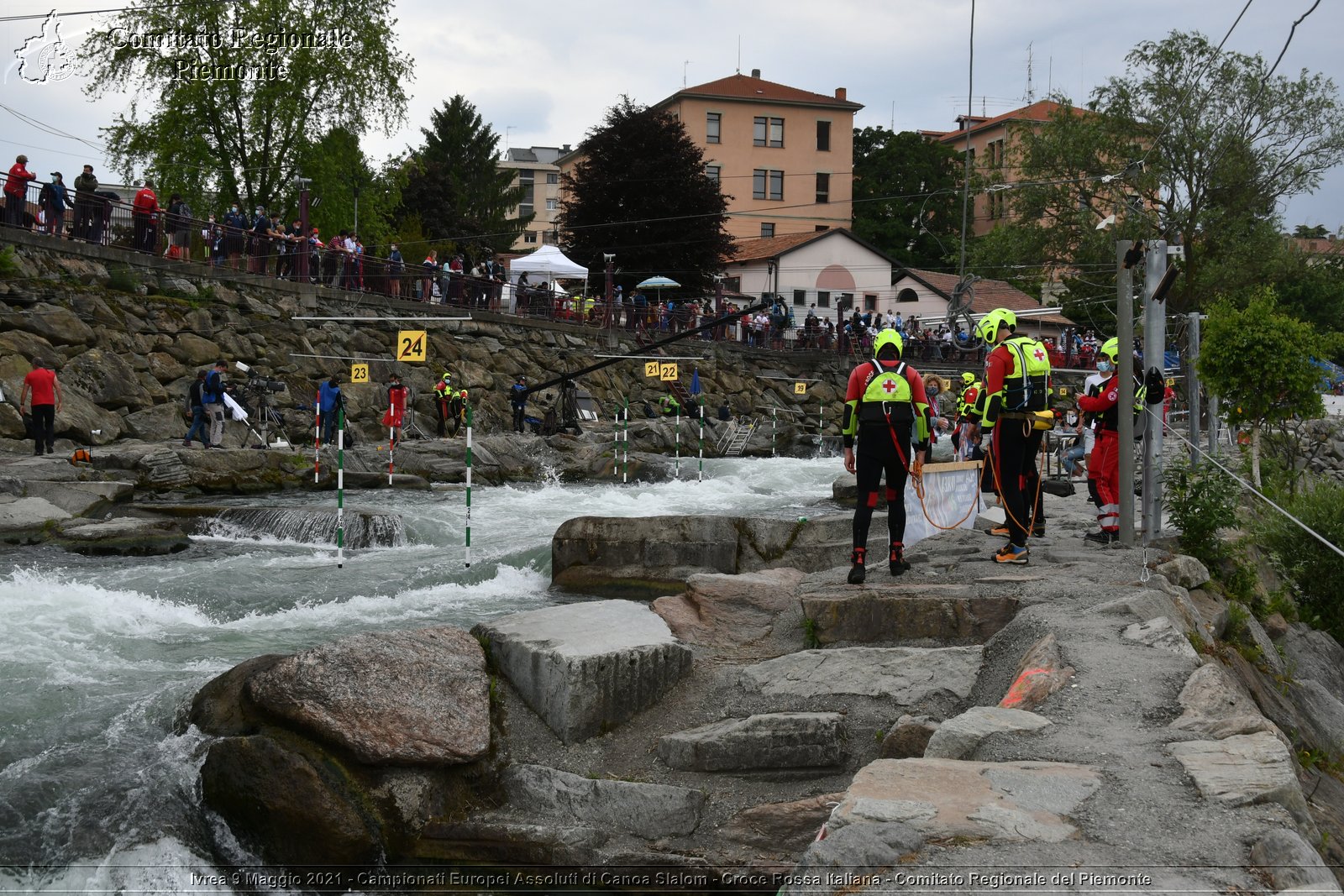 Ivrea 9 Maggio 2021 - Campionati Europei Assoluti di Canoa Slalom - Croce Rossa Italiana - Comitato Regionale del Piemonte