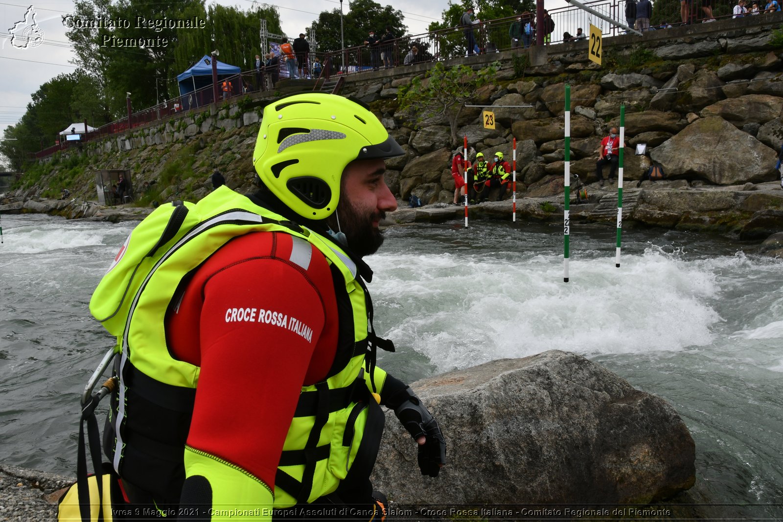 Ivrea 9 Maggio 2021 - Campionati Europei Assoluti di Canoa Slalom - Croce Rossa Italiana - Comitato Regionale del Piemonte