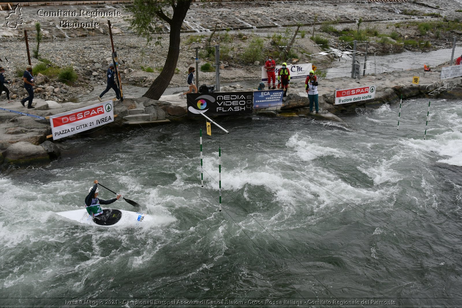 Ivrea 9 Maggio 2021 - Campionati Europei Assoluti di Canoa Slalom - Croce Rossa Italiana - Comitato Regionale del Piemonte