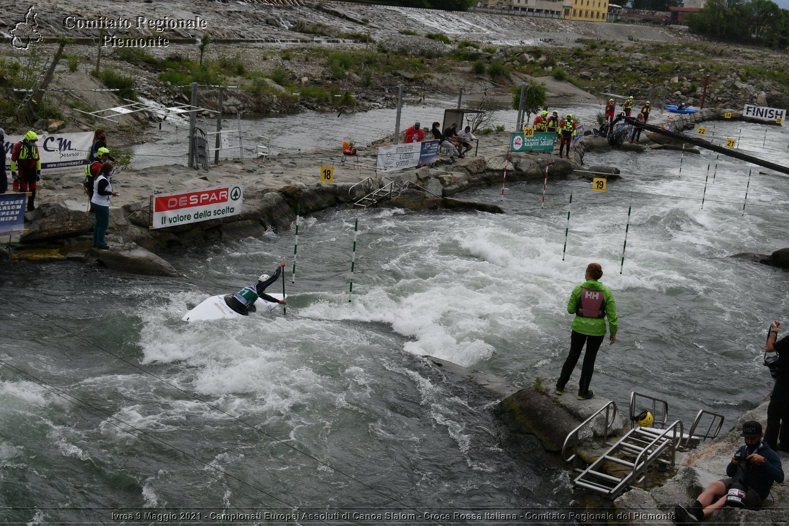 Ivrea 9 Maggio 2021 - Campionati Europei Assoluti di Canoa Slalom - Croce Rossa Italiana - Comitato Regionale del Piemonte