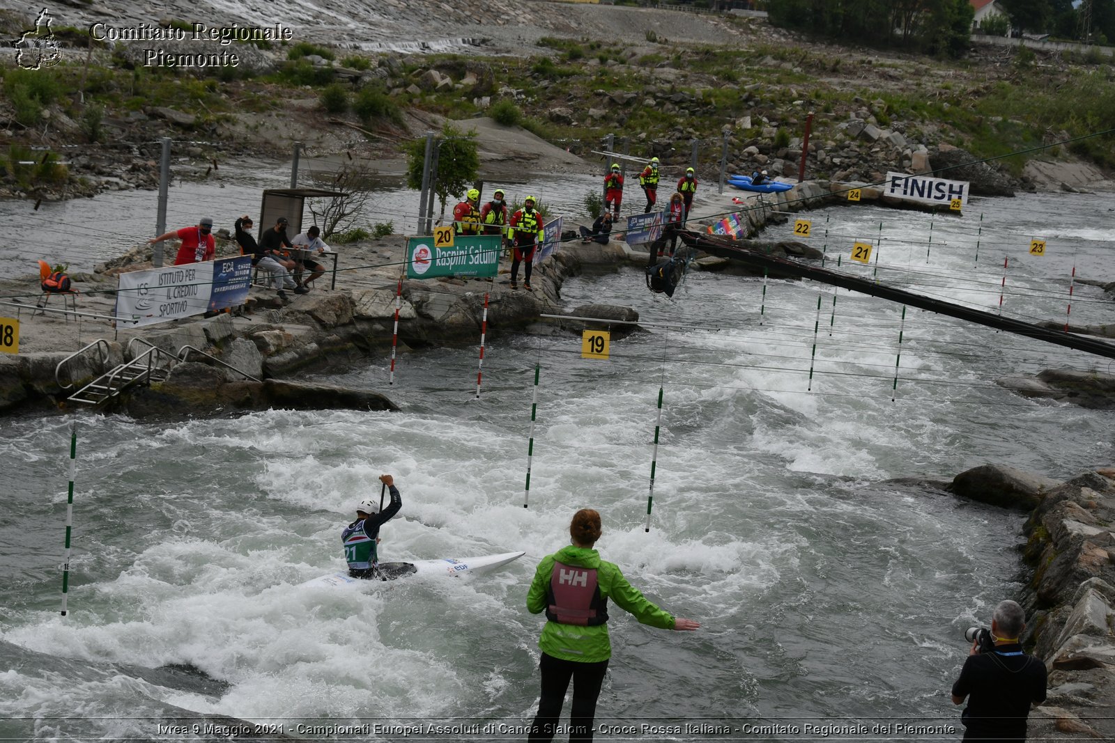 Ivrea 9 Maggio 2021 - Campionati Europei Assoluti di Canoa Slalom - Croce Rossa Italiana - Comitato Regionale del Piemonte