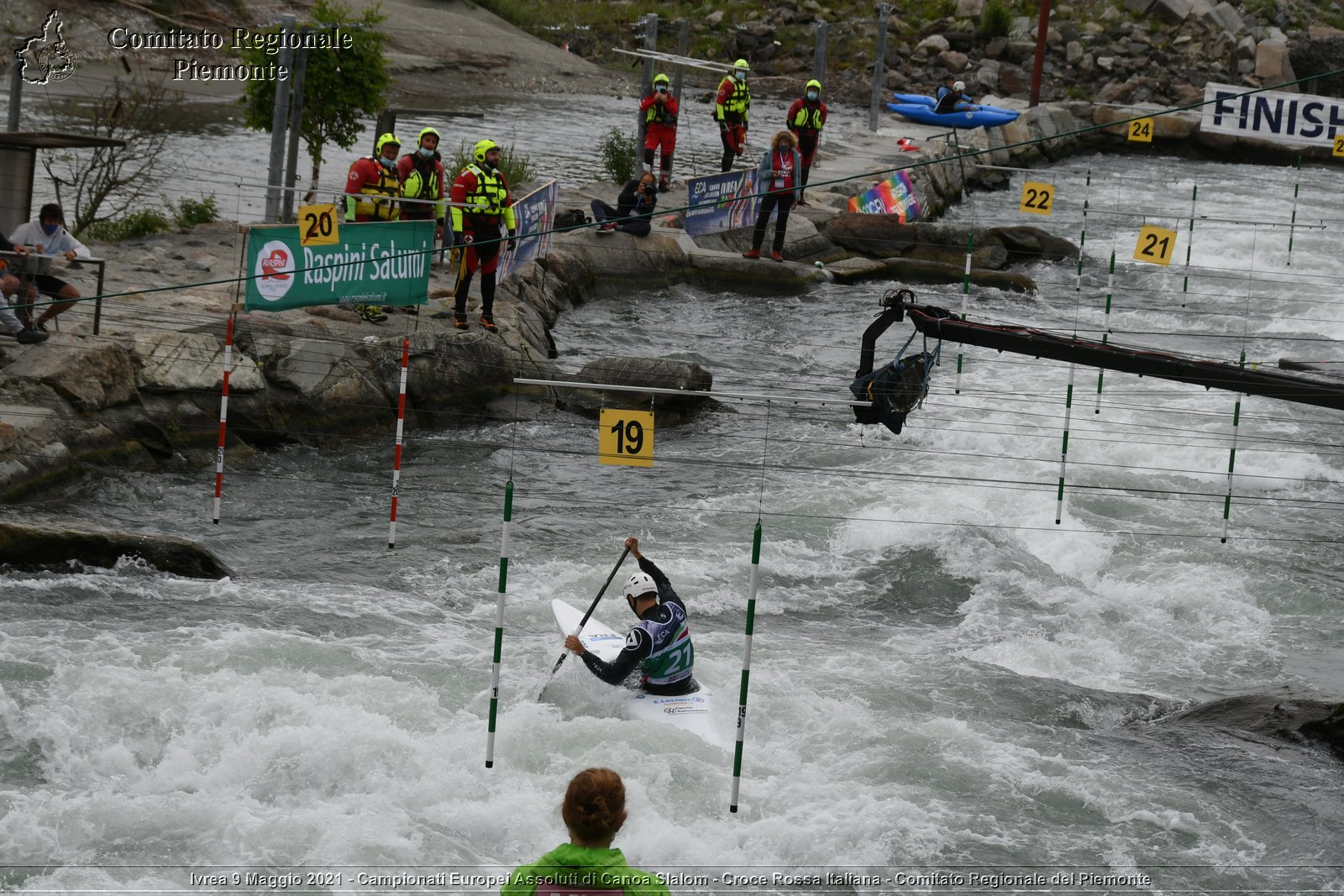 Ivrea 9 Maggio 2021 - Campionati Europei Assoluti di Canoa Slalom - Croce Rossa Italiana - Comitato Regionale del Piemonte