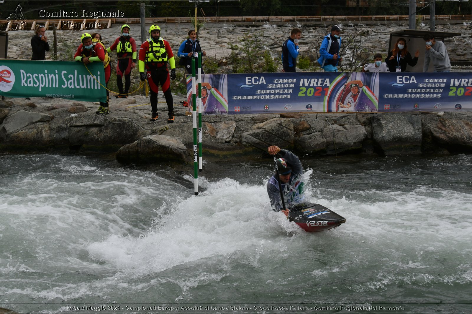 Ivrea 9 Maggio 2021 - Campionati Europei Assoluti di Canoa Slalom - Croce Rossa Italiana - Comitato Regionale del Piemonte