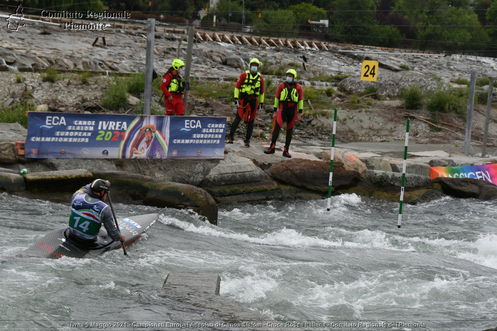 Ivrea 9 Maggio 2021 - Campionati Europei Assoluti di Canoa Slalom - Croce Rossa Italiana - Comitato Regionale del Piemonte