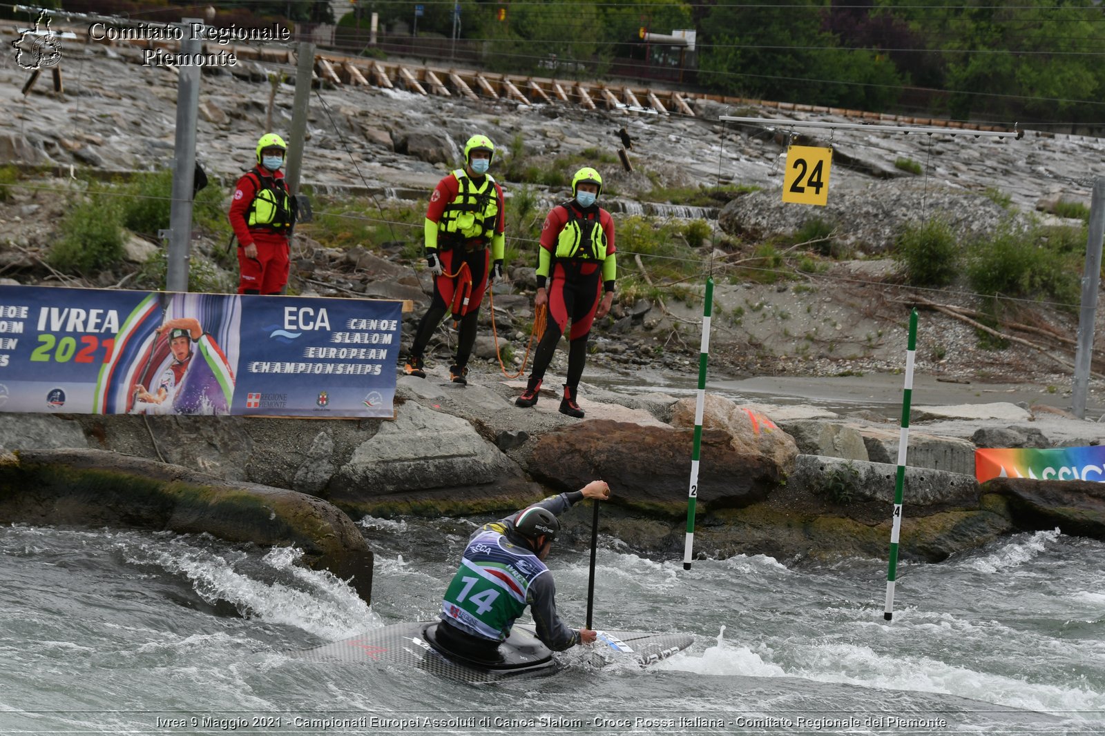 Ivrea 9 Maggio 2021 - Campionati Europei Assoluti di Canoa Slalom - Croce Rossa Italiana - Comitato Regionale del Piemonte