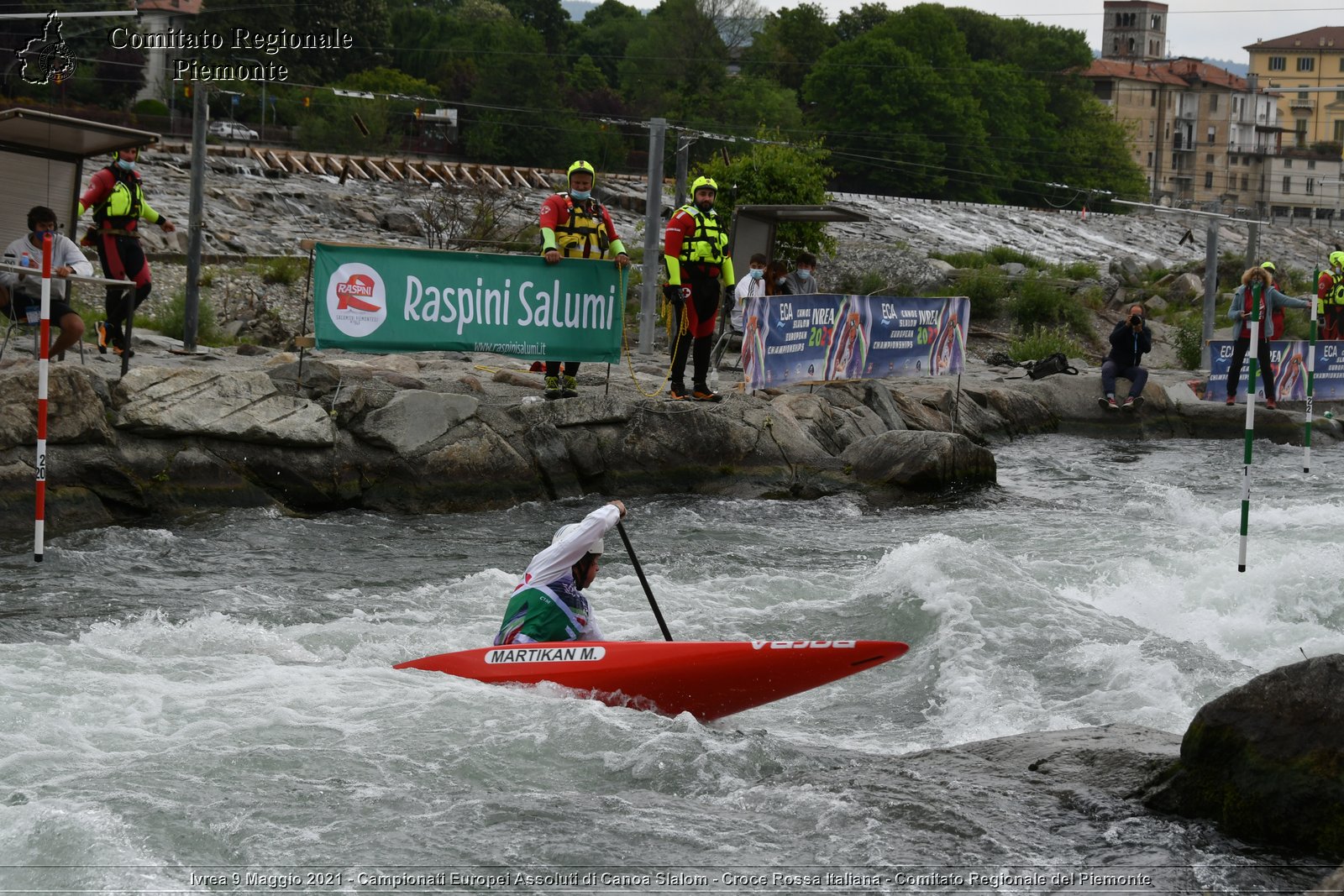 Ivrea 9 Maggio 2021 - Campionati Europei Assoluti di Canoa Slalom - Croce Rossa Italiana - Comitato Regionale del Piemonte