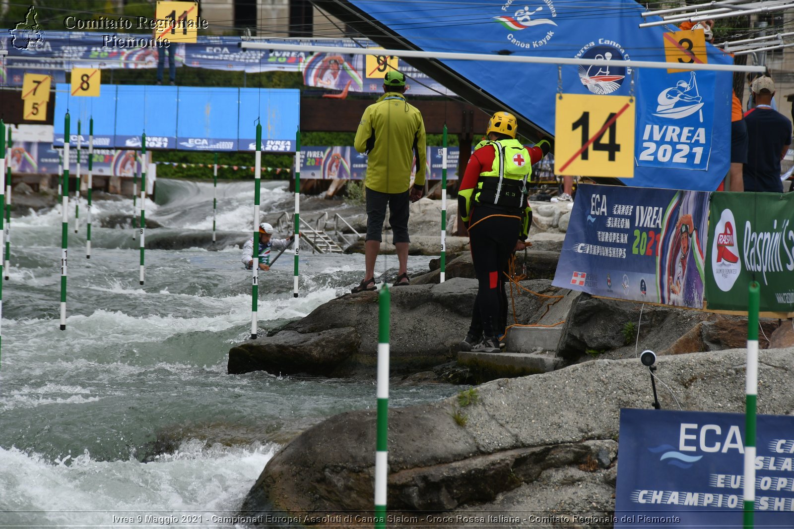 Ivrea 9 Maggio 2021 - Campionati Europei Assoluti di Canoa Slalom - Croce Rossa Italiana - Comitato Regionale del Piemonte