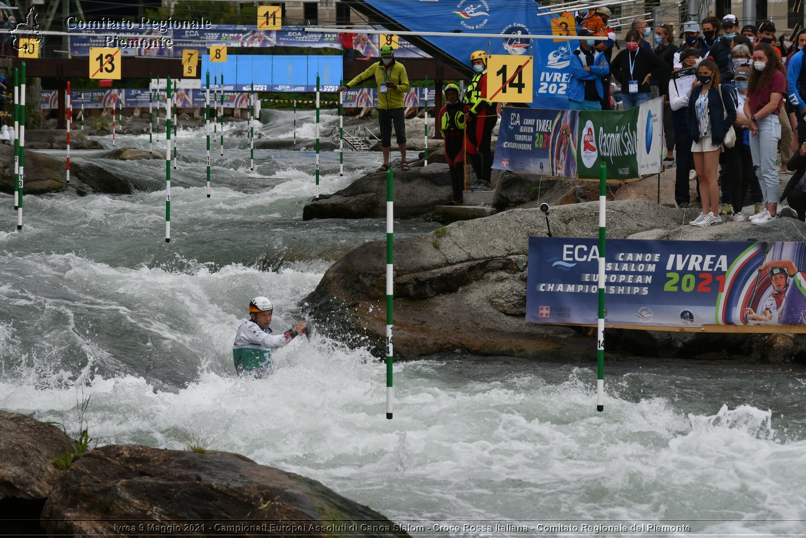 Ivrea 9 Maggio 2021 - Campionati Europei Assoluti di Canoa Slalom - Croce Rossa Italiana - Comitato Regionale del Piemonte