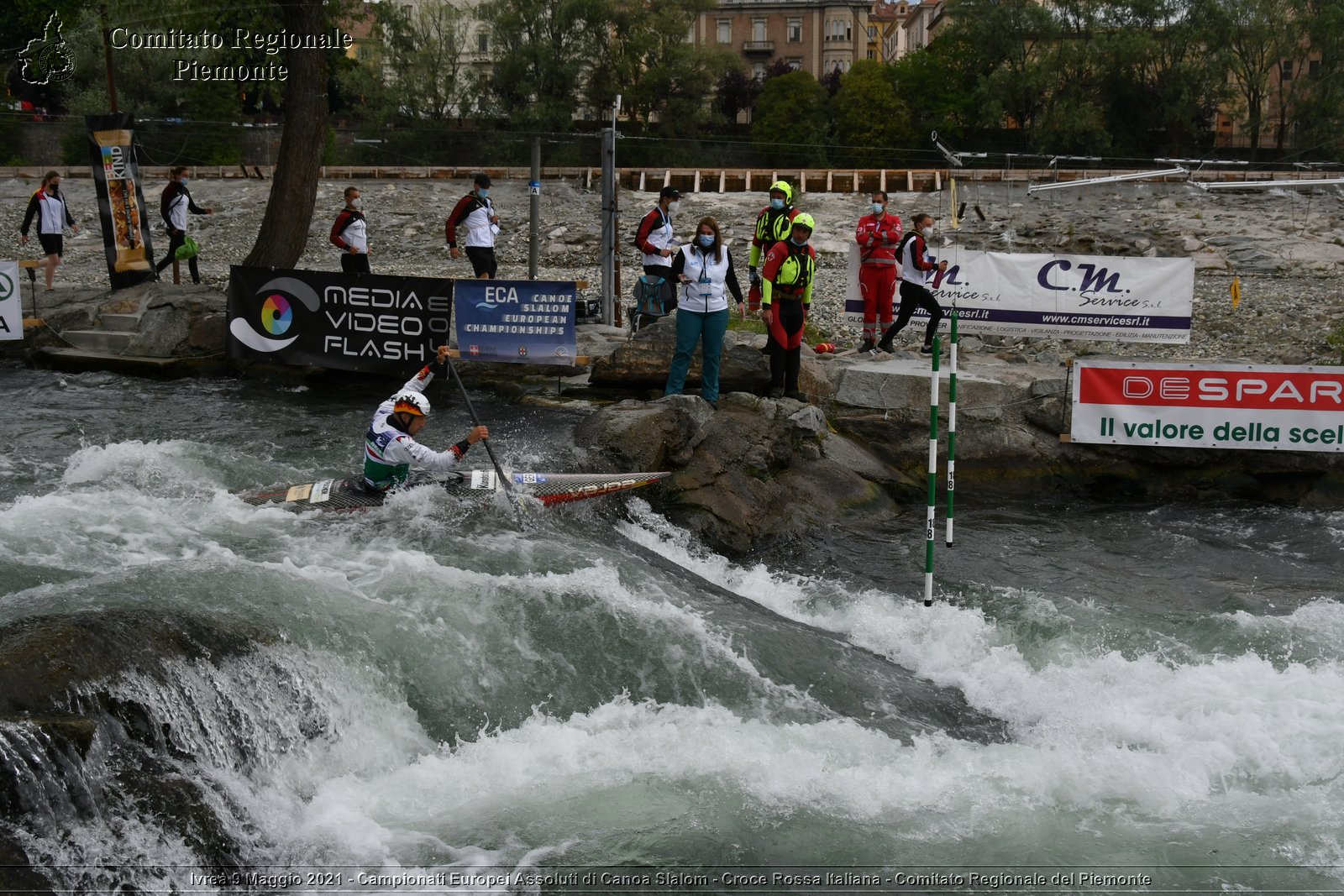 Ivrea 9 Maggio 2021 - Campionati Europei Assoluti di Canoa Slalom - Croce Rossa Italiana - Comitato Regionale del Piemonte