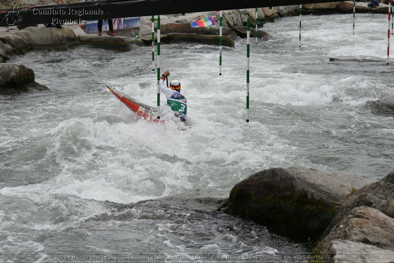 Ivrea 9 Maggio 2021 - Campionati Europei Assoluti di Canoa Slalom - Croce Rossa Italiana - Comitato Regionale del Piemonte