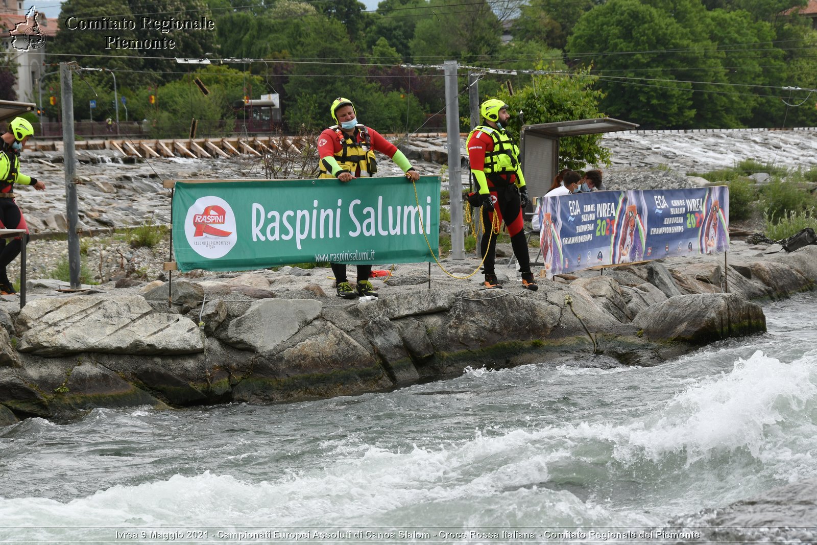 Ivrea 9 Maggio 2021 - Campionati Europei Assoluti di Canoa Slalom - Croce Rossa Italiana - Comitato Regionale del Piemonte