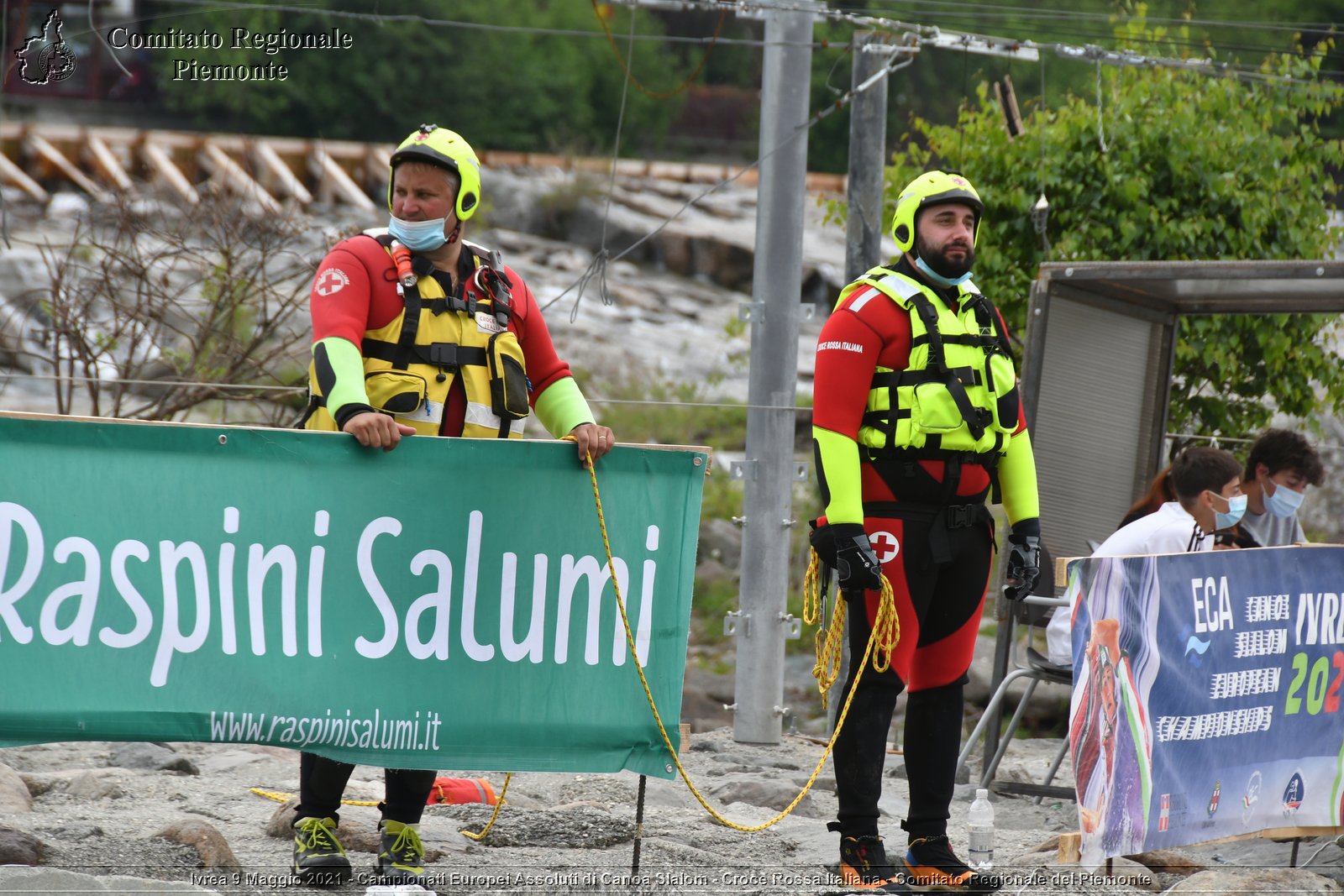 Ivrea 9 Maggio 2021 - Campionati Europei Assoluti di Canoa Slalom - Croce Rossa Italiana - Comitato Regionale del Piemonte