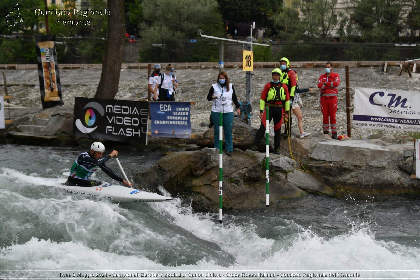 Ivrea 9 Maggio 2021 - Campionati Europei Assoluti di Canoa Slalom - Croce Rossa Italiana - Comitato Regionale del Piemonte