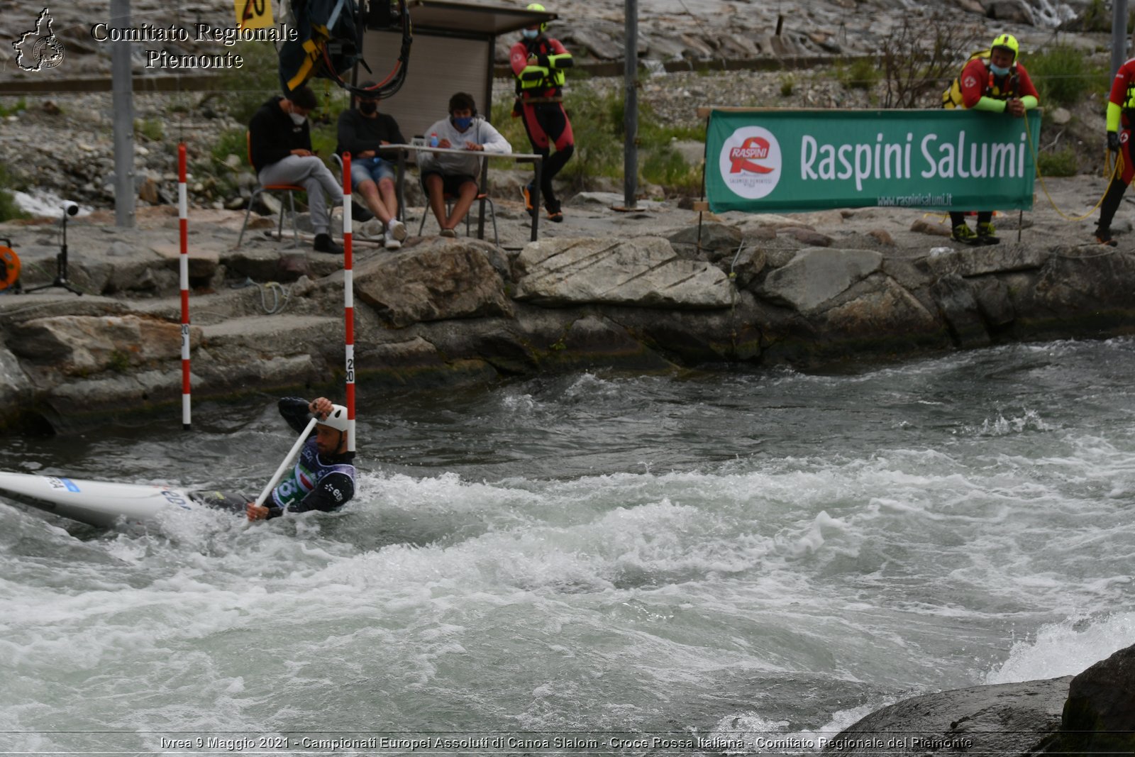 Ivrea 9 Maggio 2021 - Campionati Europei Assoluti di Canoa Slalom - Croce Rossa Italiana - Comitato Regionale del Piemonte