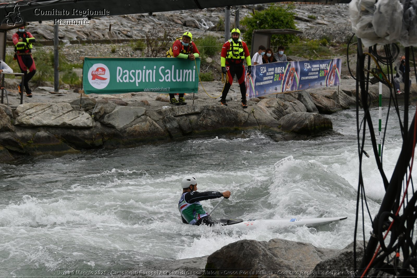 Ivrea 9 Maggio 2021 - Campionati Europei Assoluti di Canoa Slalom - Croce Rossa Italiana - Comitato Regionale del Piemonte